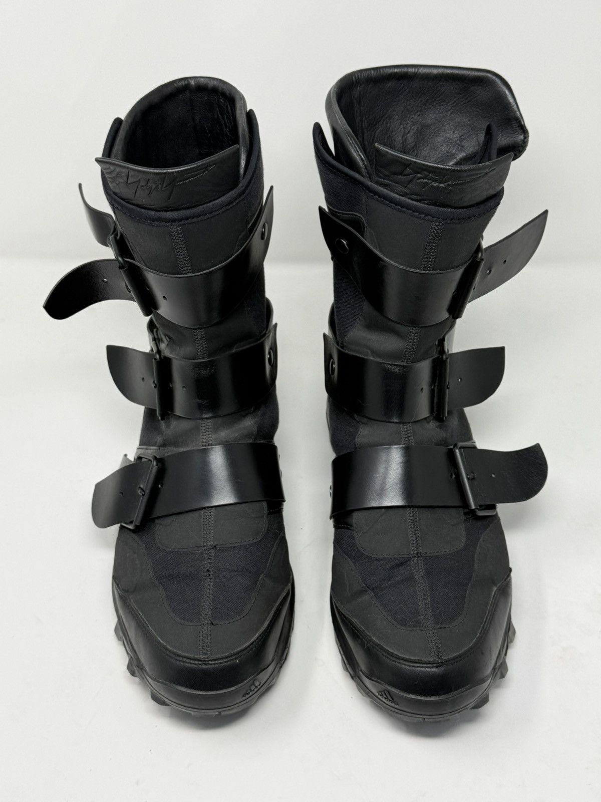 Yohji Yamamoto Yohji Yamamoto AW17 leather and neoprene boots Size US 10 / EU 43 - 1 Thumbnail