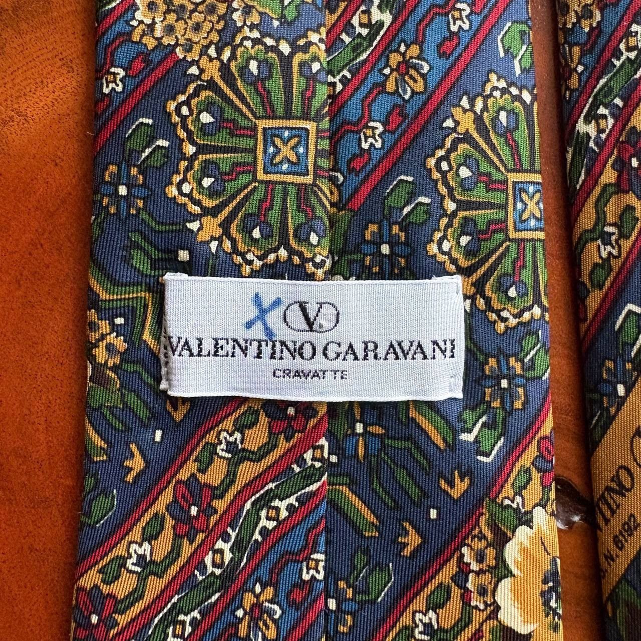 Valentino Valentino Garavani Silk Floral Pattern Neck Tie Size ONE SIZE - 10 Thumbnail