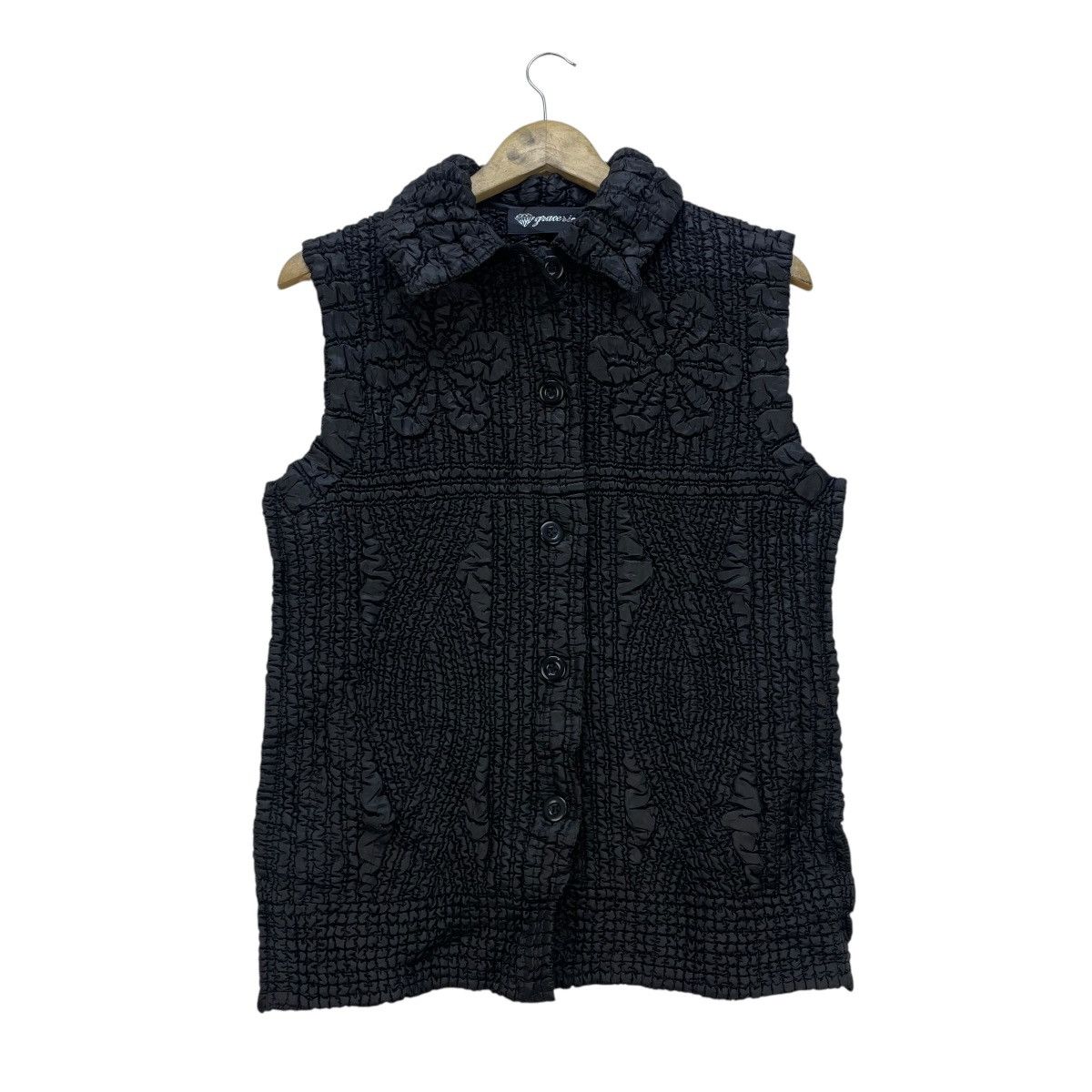 Pleats Please Issey Miyake 💥Gracerich Vest Embossed Inspired Pleat Please Size M / US 6-8 / IT 42-44 - 1 Thumbnail