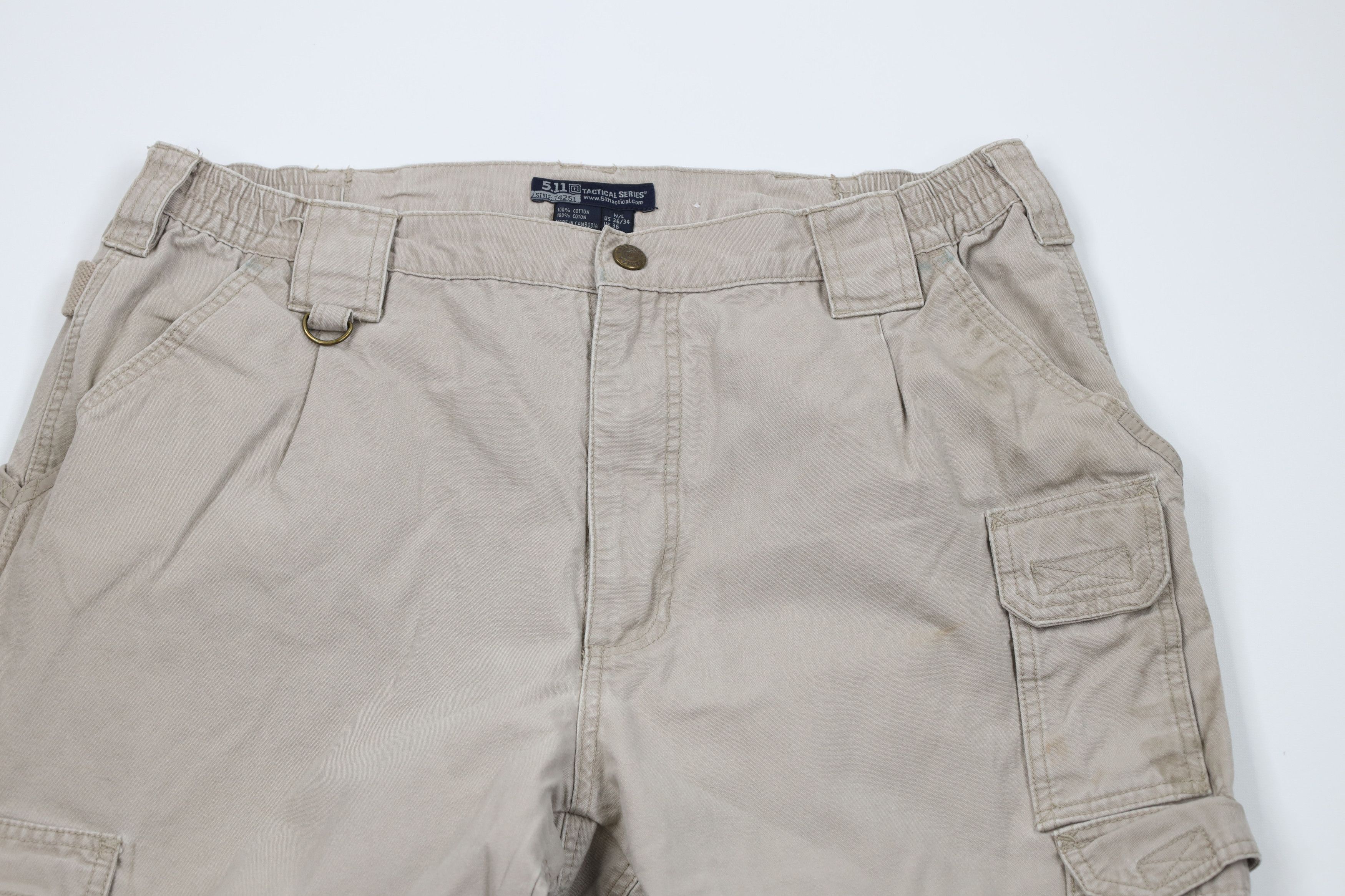 Vintage 5.11 Tactical Series Cotton Canvas Double Knee Cargo Pants Size US 36 / EU 52 - 2 Thumbnail