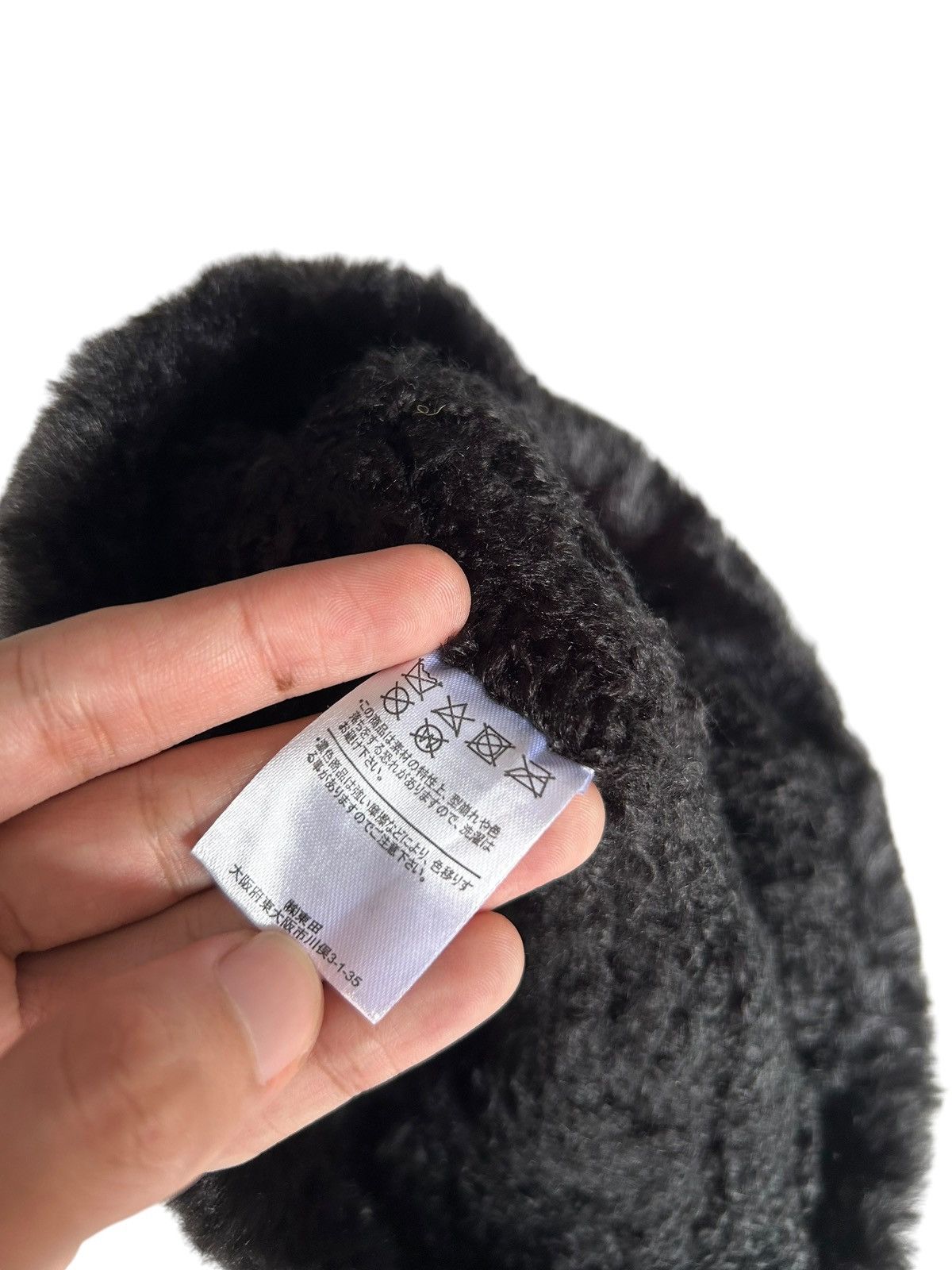 Japanese Brand × Kapital × Vintage Japanese Brand Punk Bondage Style knitt fur Big Beanie Hats Size ONE SIZE - 7 Thumbnail