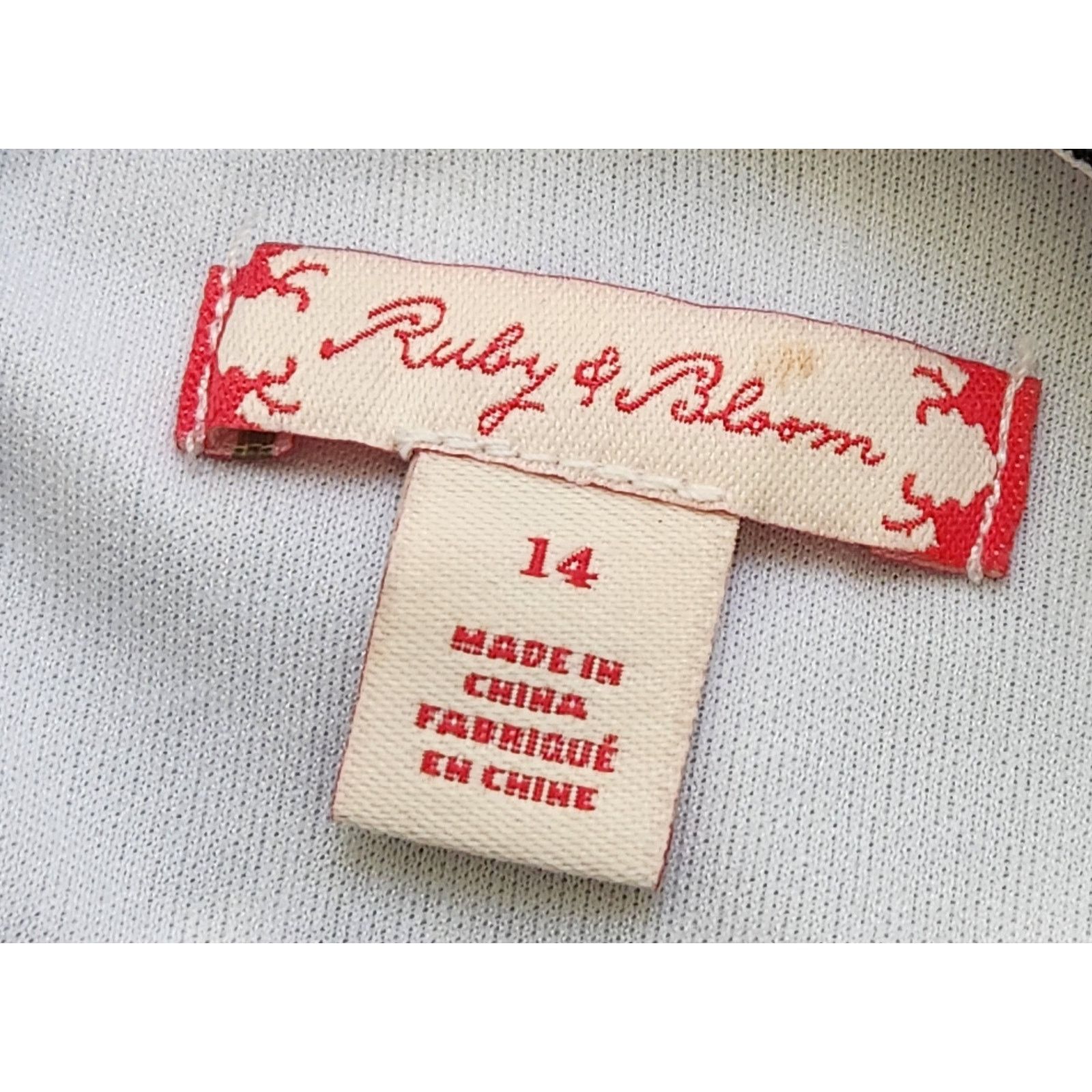 Other Ruby & Bloom Black White Fit N Flare Mini Dress 14 Size XL / US 12-14 / IT 48-50 - 5 Thumbnail