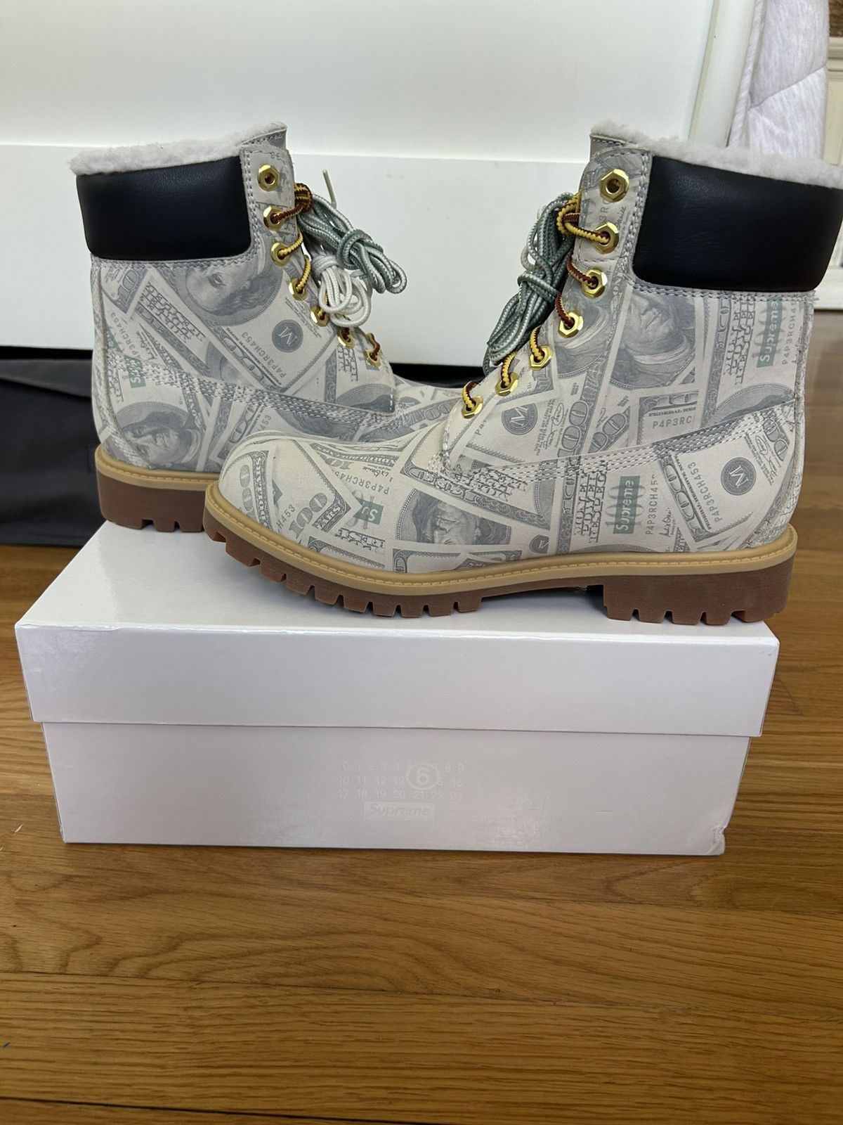 Maison Margiela × Supreme Supreme x Maison Margiela x Timberland Money Premium Boots Size US 8.5 / EU 41-42 - 3 Thumbnail