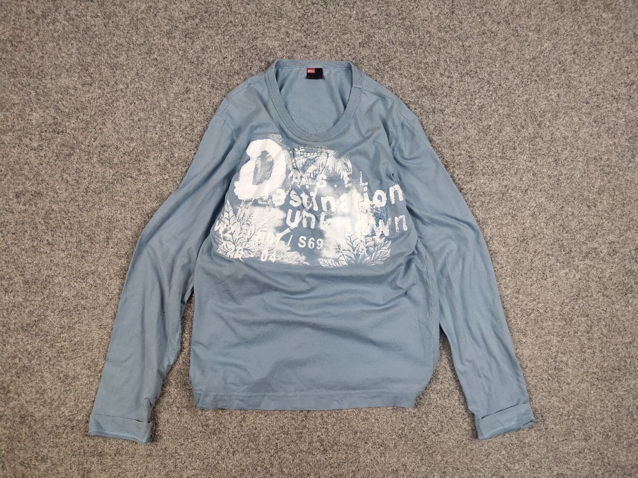 Diesel Vintage Diesel Light Long Sleeve Paint Logo Y2k Style Hype Size US M / EU 48-50 / 2 - 10 Thumbnail