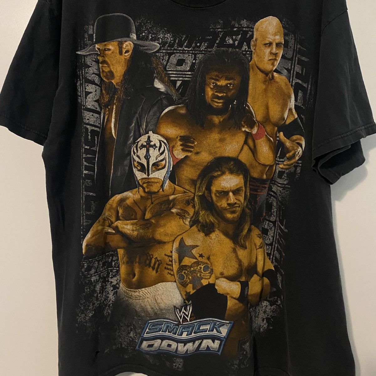 WWE Vintage 2007 WWE Smackdown Wrestling T-Shirt Size US XL / EU 56 / 4 - 2 Thumbnail