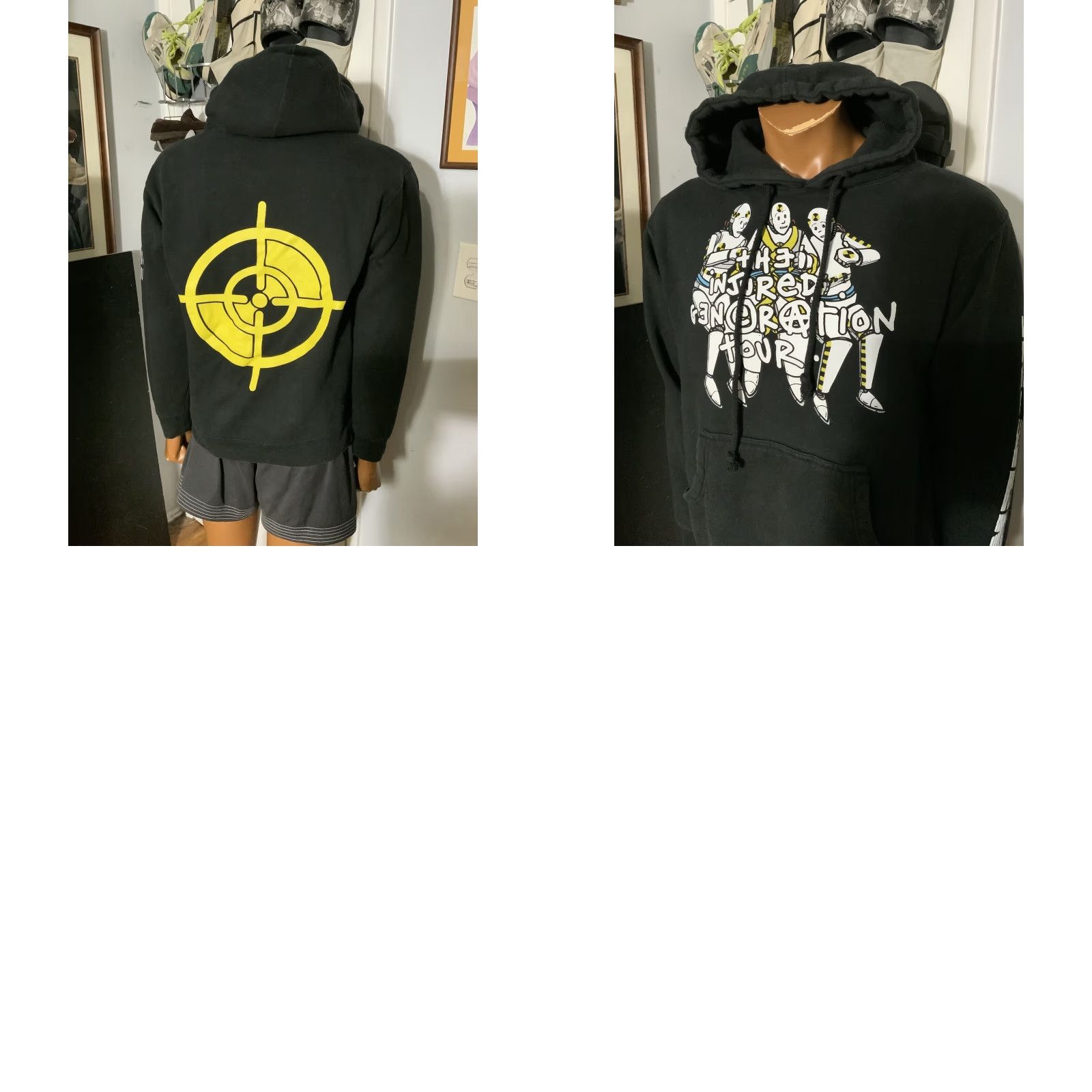 AWGE VINTAGE Asap Rocky Injured Generation Tour Awge Concert Merch Sweatshirt Hoodie S Men Black Pullover Ladies? No Size US S / EU 44-46 / 1 - 8 Thumbnail