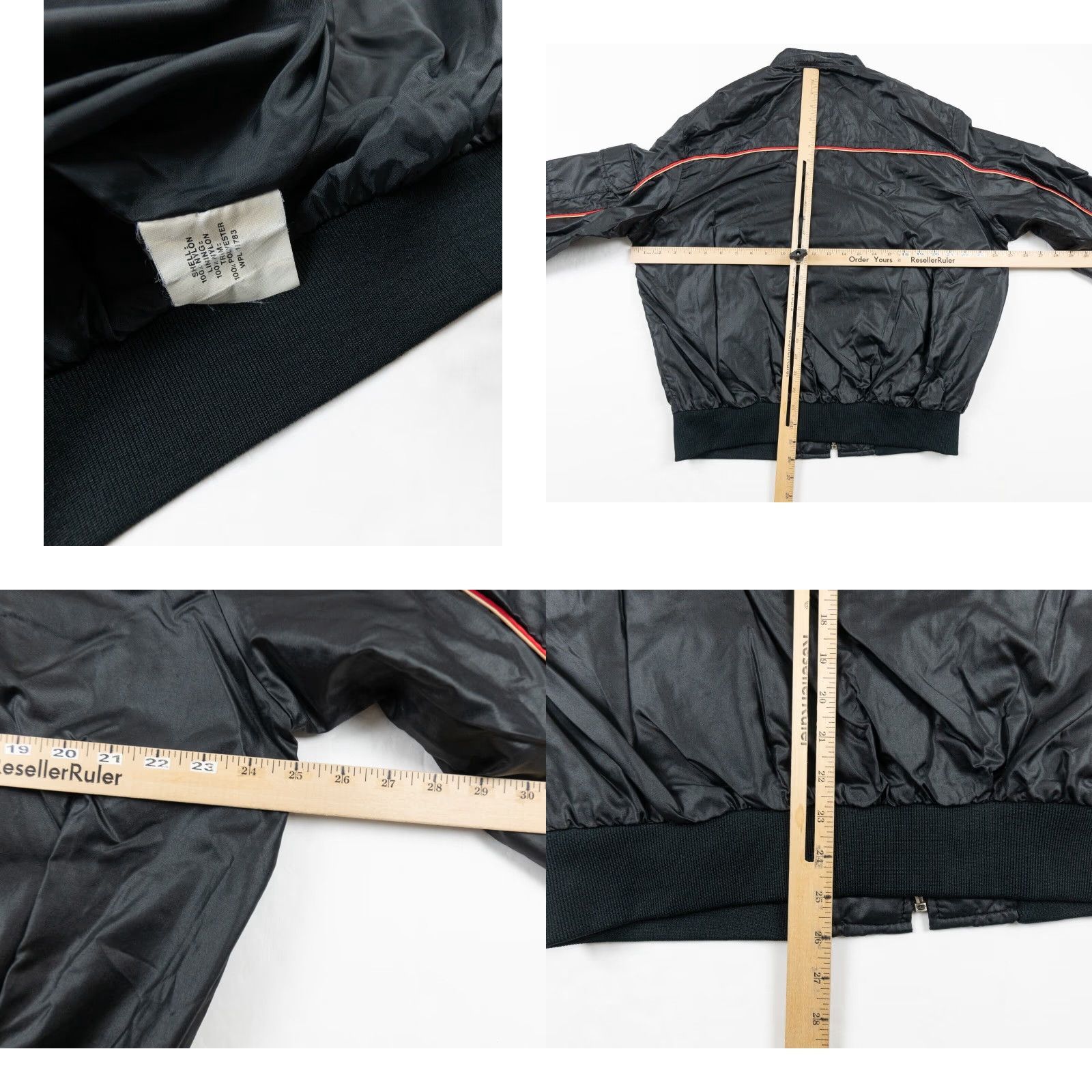 Holloway VINTAGE Holloway Indy Race Car Windbreaker Jacket Black Adult Large 80s 90s Mens Size US L / EU 52-54 / 3 - 8 Thumbnail