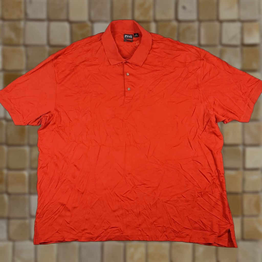 Vintage VINTAGE Ping Golf Red Short Sleeve Preppy Size 4X Big & Tall Polo Shirt Men 90s Grunge Rock Surf Beach Classic Casual Workwear Polo Shirt Size US XXL / EU 58 / 5 - 1 Thumbnail