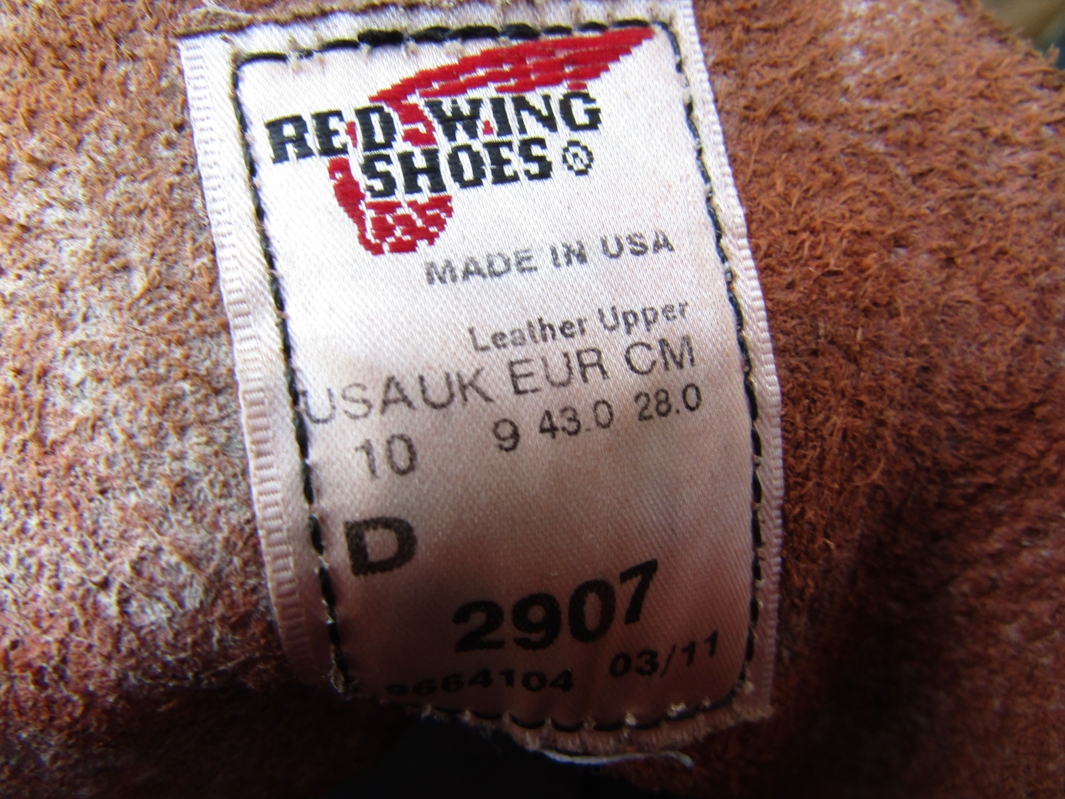 Red Wing Rare Red Wing Boots 2907 Work boots LINEMAN Leather Brown Size US 10 / EU 43 - 2 Thumbnail