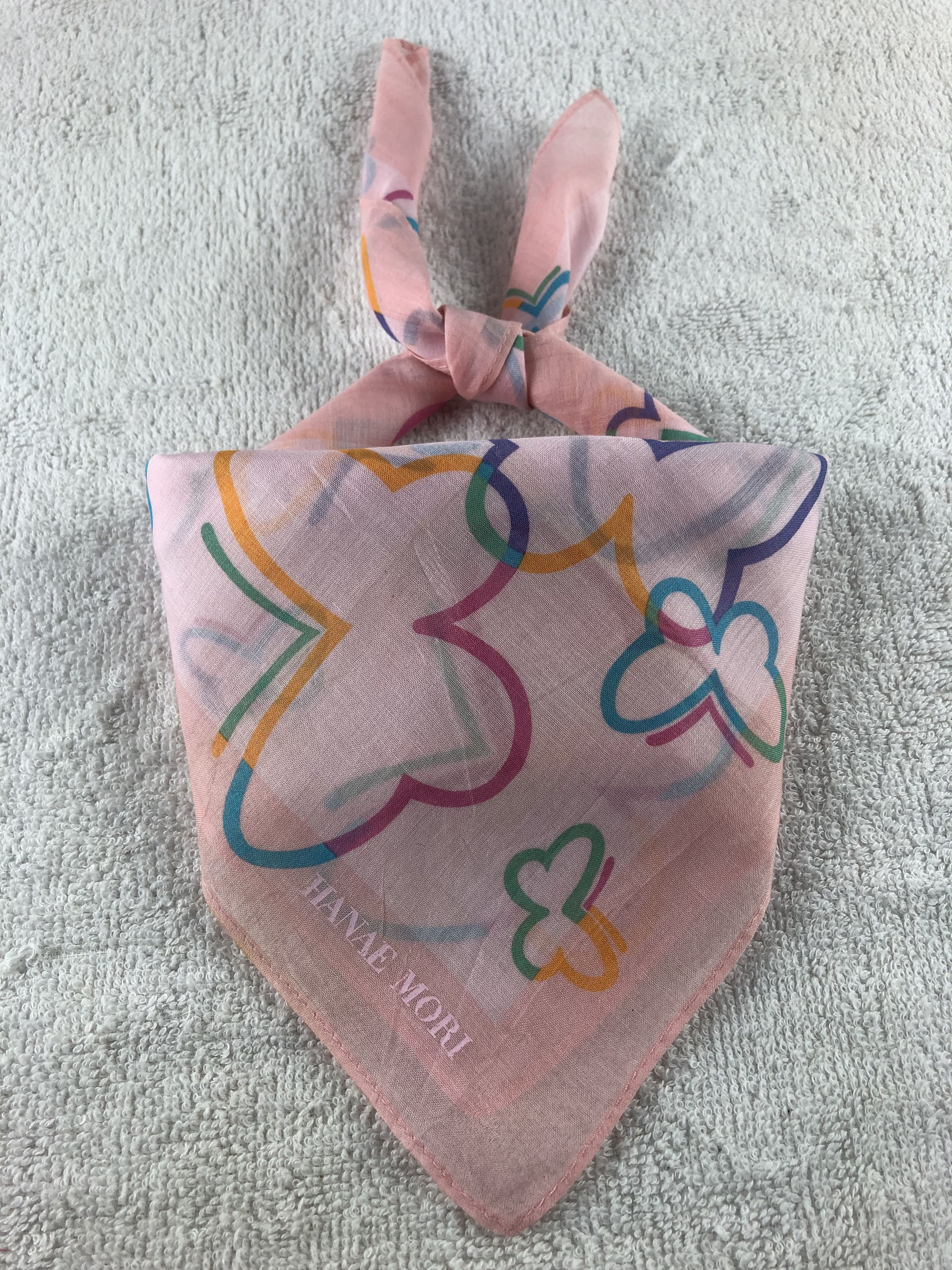 Hanae Mori × Japanese Brand × Vintage Hanae Mori Handkerchief / Bandana / Neckerchief Size ONE SIZE - 1 Thumbnail