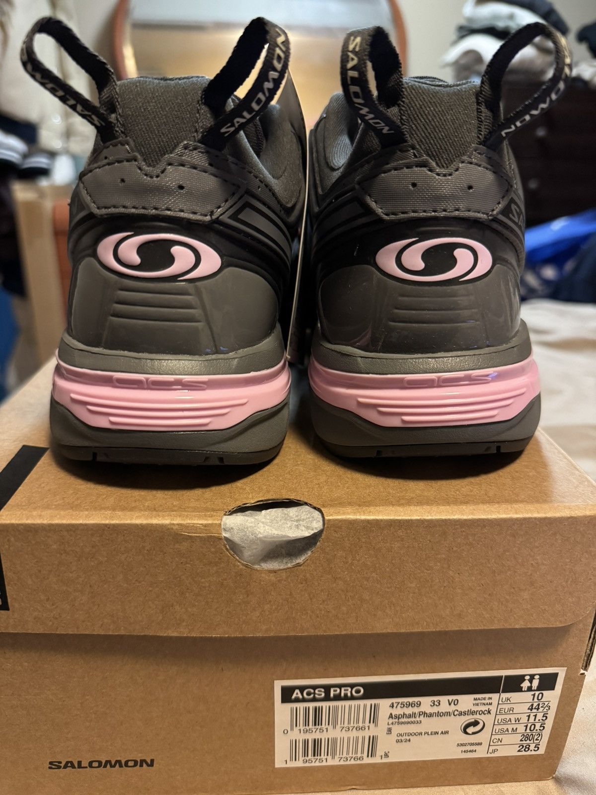 Salomon ACS Pro Asphalt Phantom NEW Size US 10.5 / EU 43-44 - 4 Thumbnail