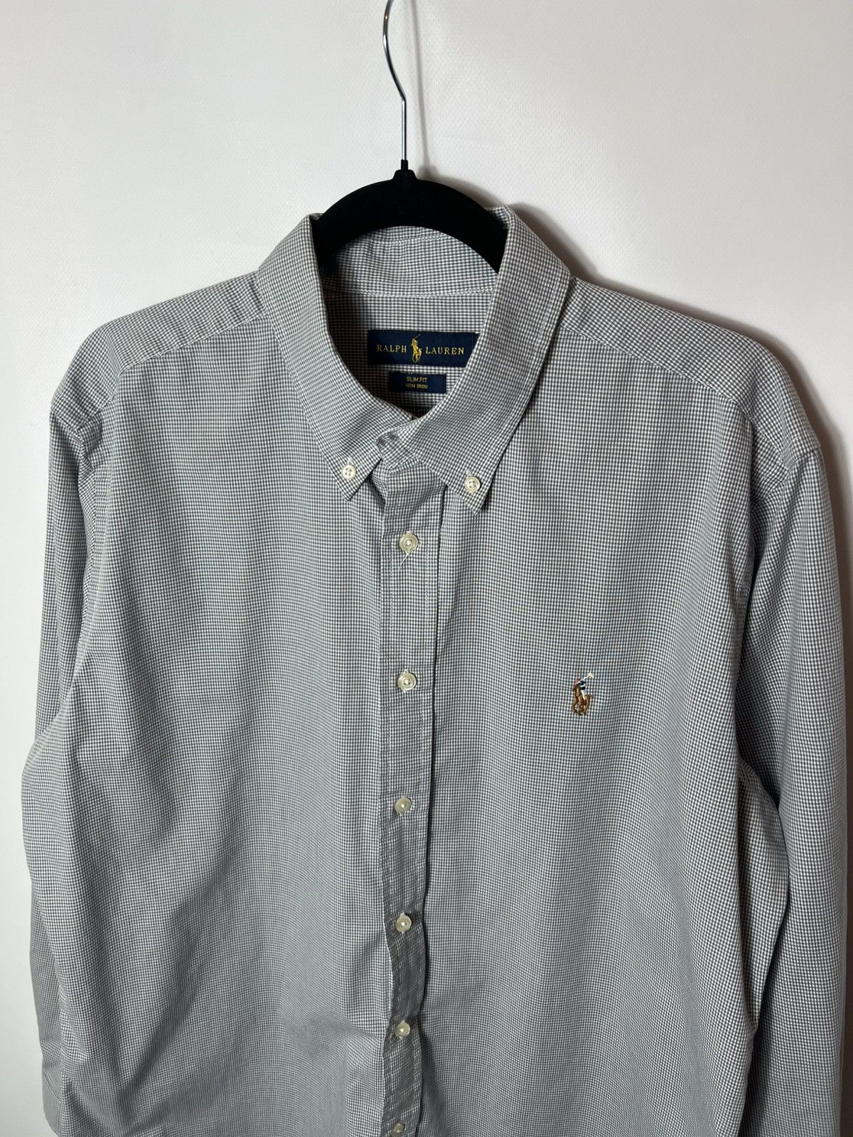 Polo Ralph Lauren Vintage luxury Polo Ralph Lauren Non Iron Button Up Shirt Size US XL / EU 56 / 4 - 2 Thumbnail