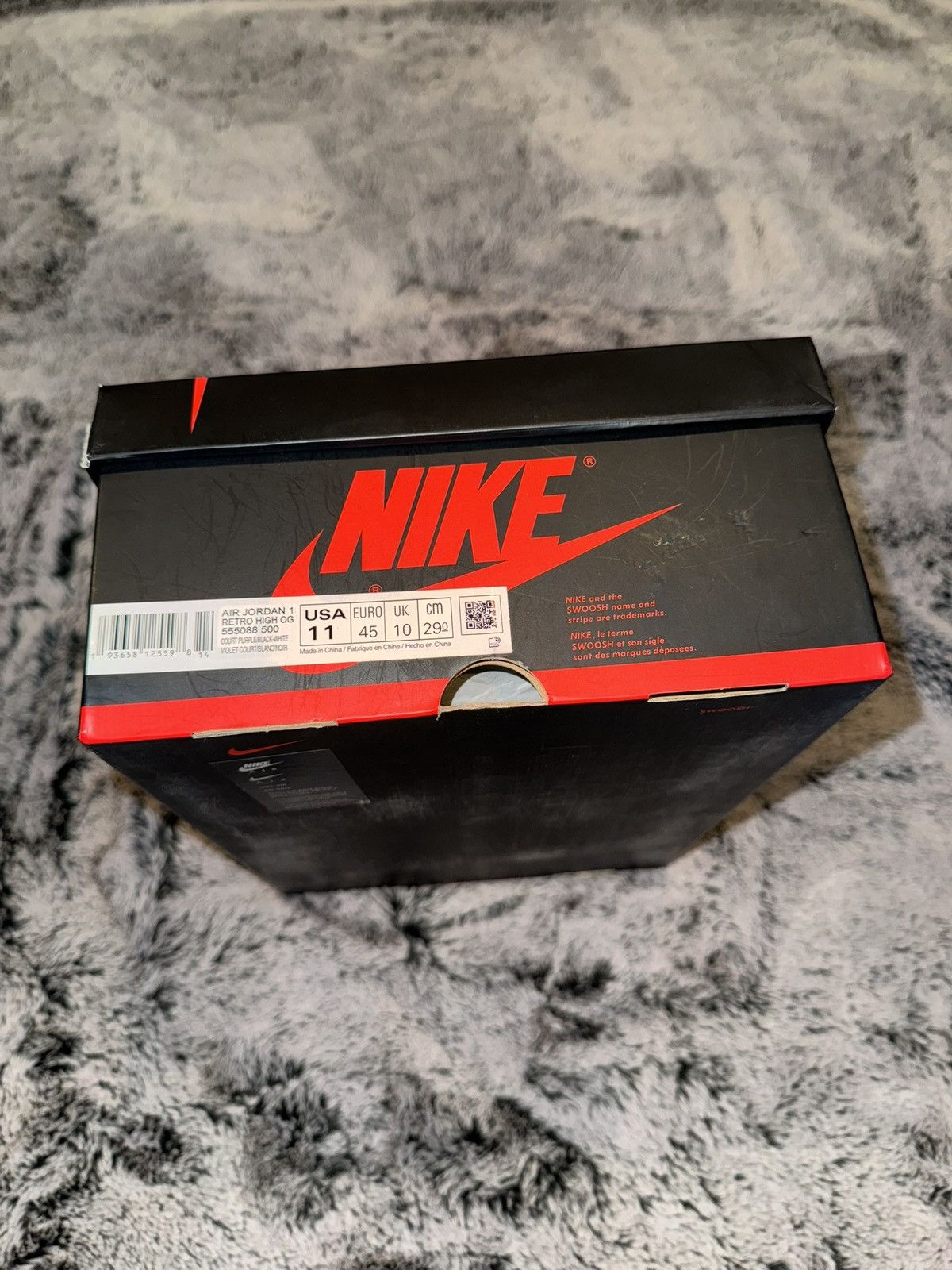 Jordan Brand Jordan 1 Retro High Court Purple Size US 11 / EU 44 - 11 Thumbnail
