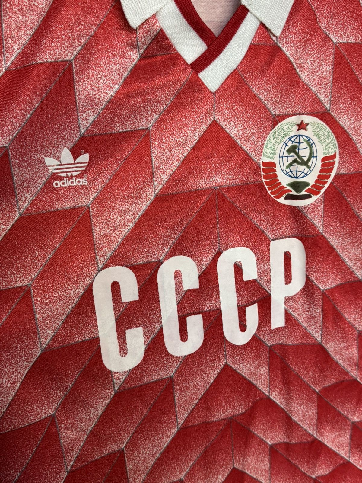Adidas USSR National Team 1980’s Home Football Jersey T-Shirt Size US L / EU 52-54 / 3 - 3 Thumbnail
