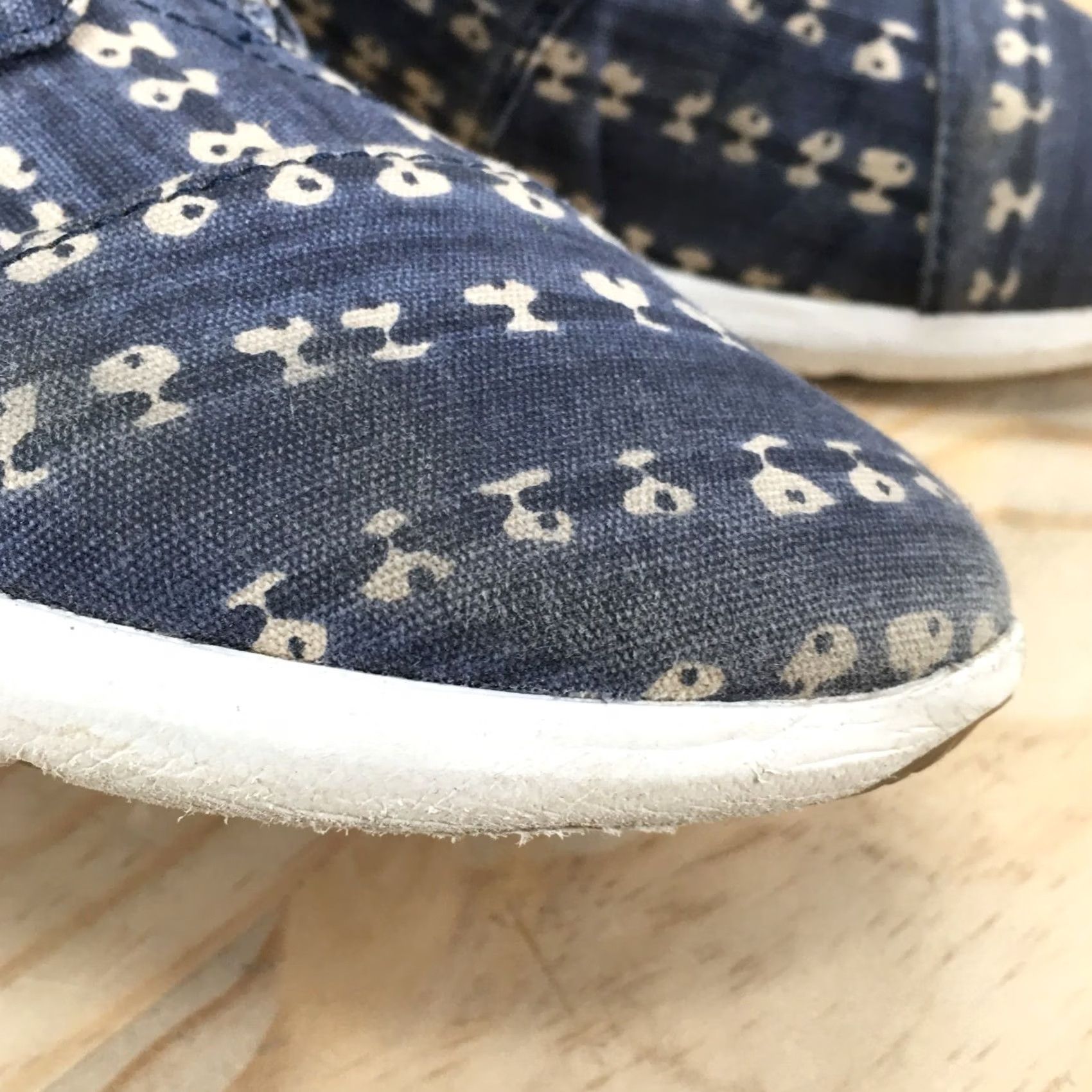 Toms Toms Del Rey Sneakers Womens Shoes 8 Blue Athletic Lace Up Low Top 10010000 Size M / US 6-8 / IT 42-44 - 4 Thumbnail