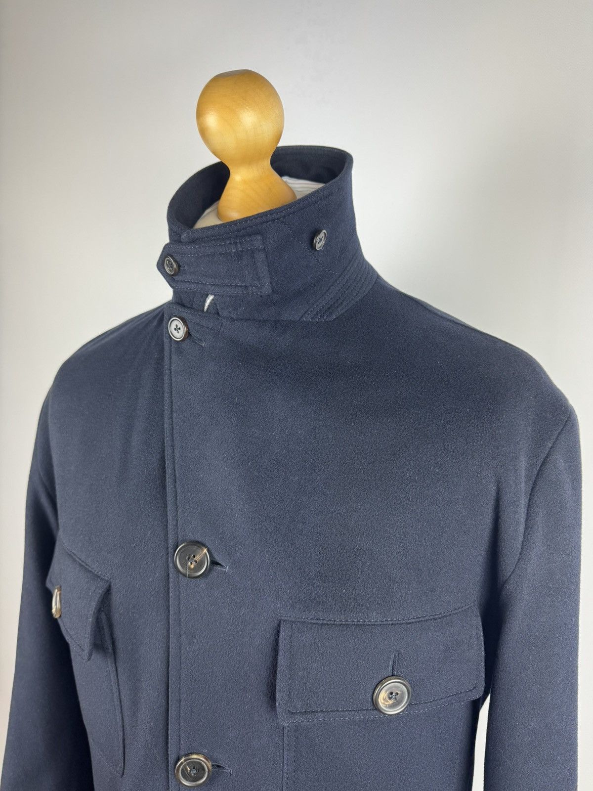 Hermes × Japanese Brand Hermes Coat Cashmere 13200€ Size US M / EU 48-50 / 2 - 10 Thumbnail