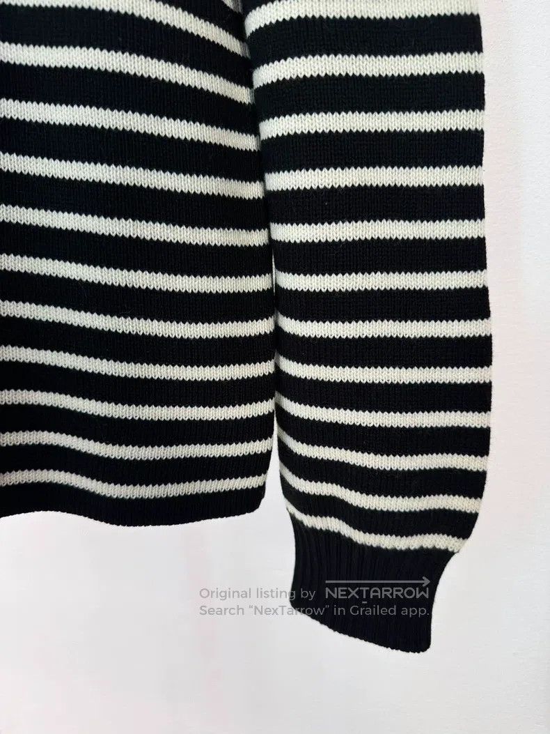 Saint Laurent Paris Saint Laurent Paris Striped Sweater Size US M / EU 48-50 / 2 - 2 Thumbnail