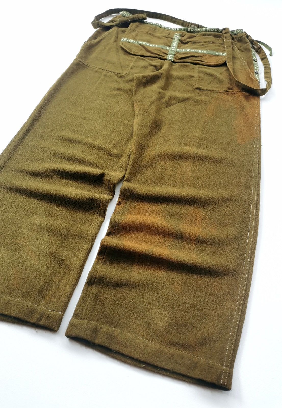 Japanese Brand Boogie Woogie Loose Baggy Rayon Pants & Bulk Size US 33 - 3 Thumbnail