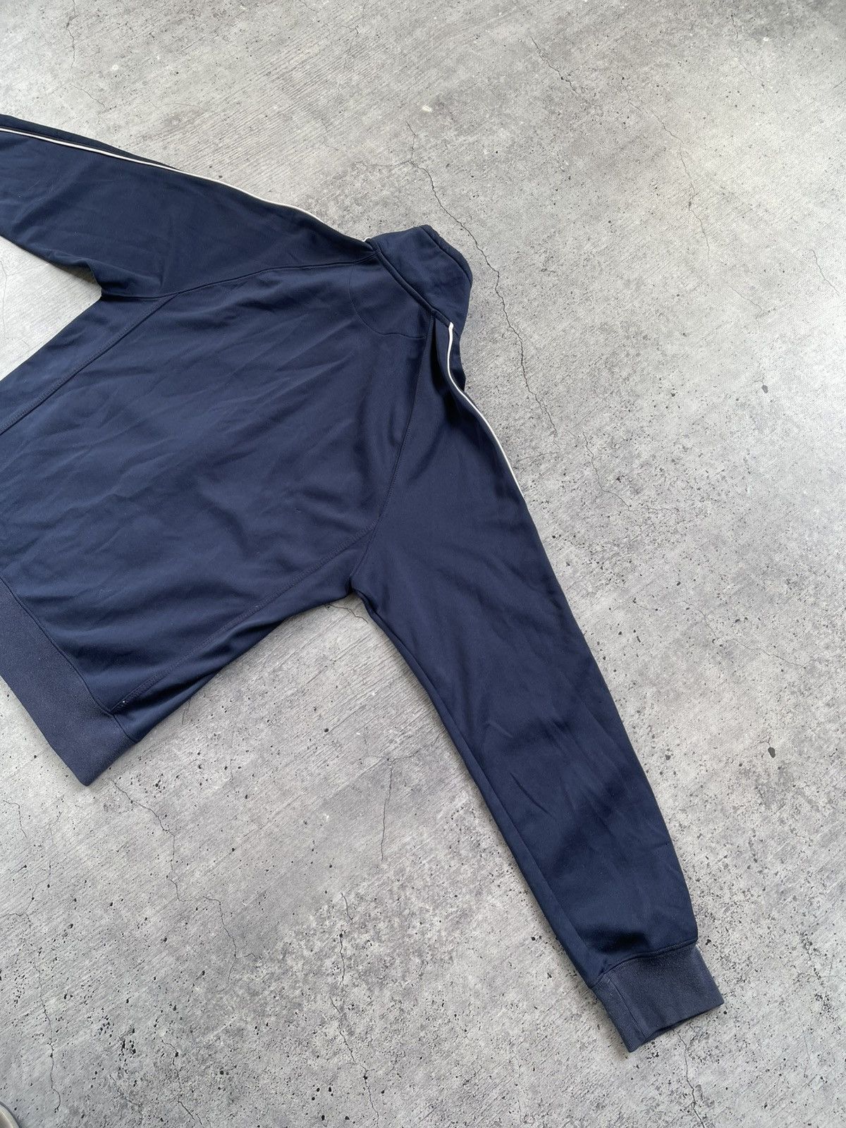 Nike × Vintage Nike Zip Streetwear Vintage Lodo Blue Size US S / EU 44-46 / 1 - 12 Thumbnail