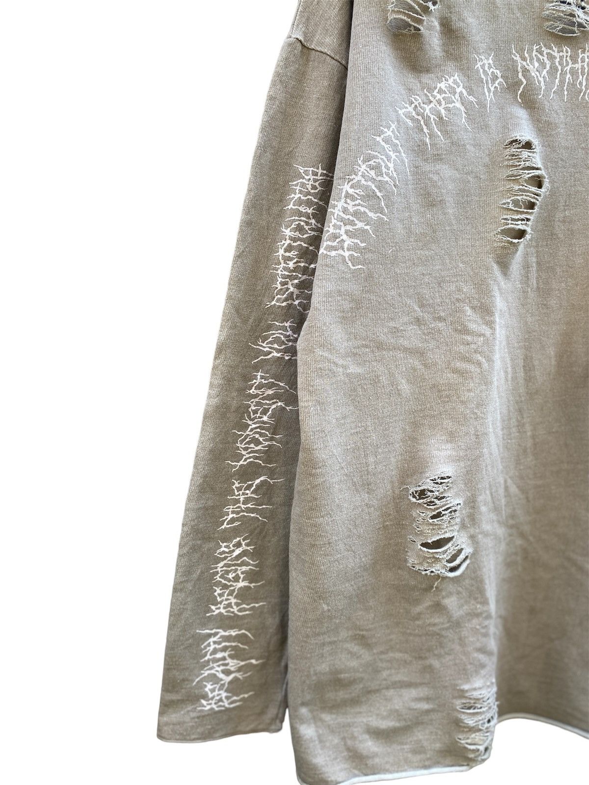 Hysteric Glamour × If Six Was Nine × Le Grande Bleu (L.G.B.) Driftout Distressed Grunge Punk NumberNine Style Long sleeve Size US L / EU 52-54 / 3 - 6 Thumbnail