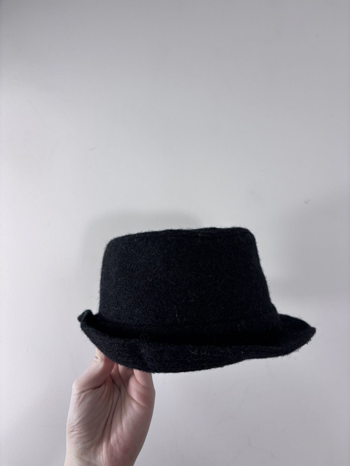 Harris Tweed Lierys Harris Tweed Black Wool Trilby Fedora Hat Size ONE SIZE - 16 Thumbnail