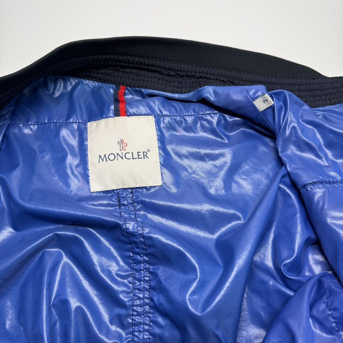 Moncler Moncler Thym Men’s Nylon Windbreaker Jacket Size 2 (S) Navy Size US S / EU 44-46 / 1 - 9 Thumbnail