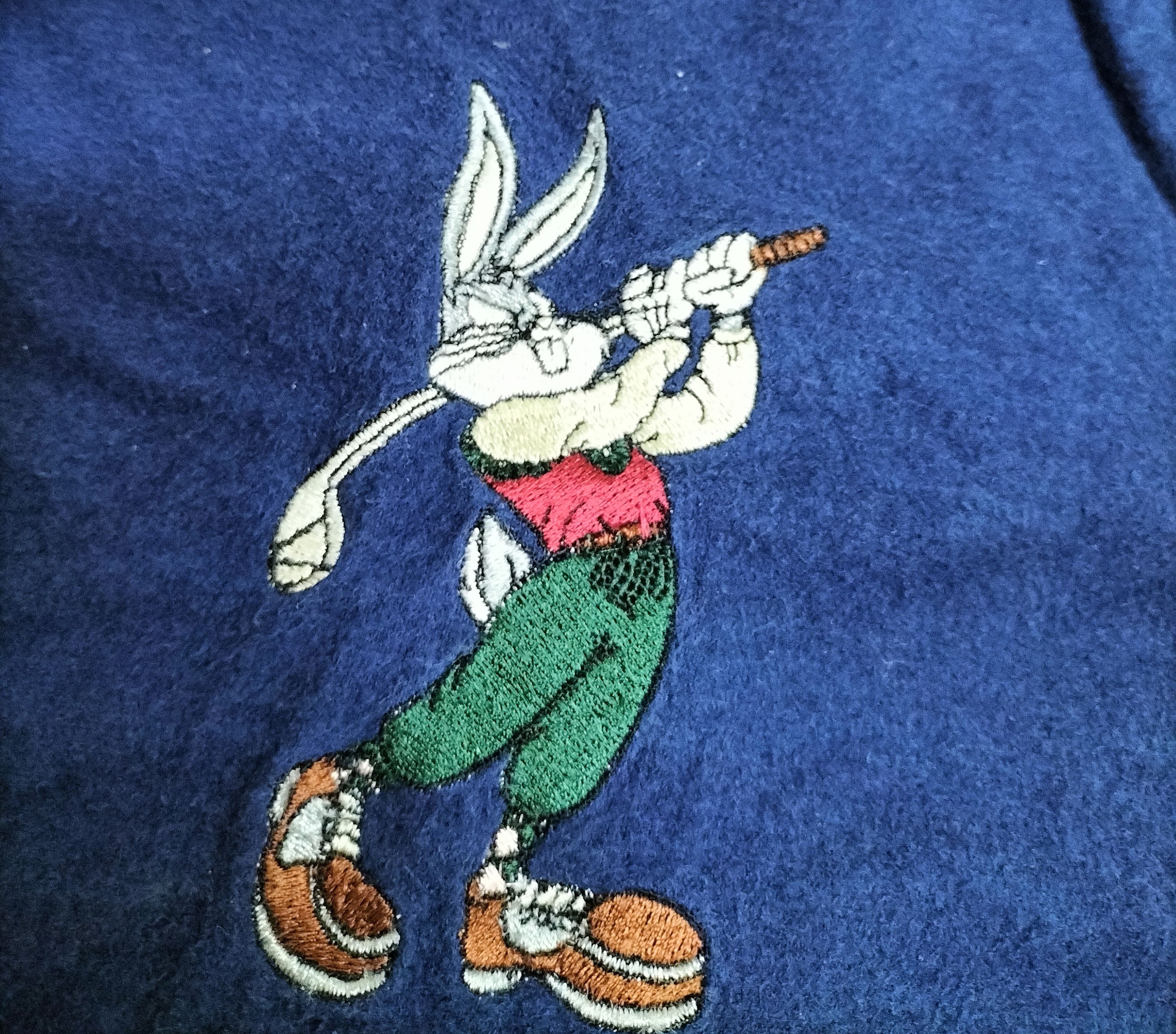 Warner Bros Vintage looney tunes embroidered logo taz & bug bunny Size US M / EU 48-50 / 2 - 4 Thumbnail