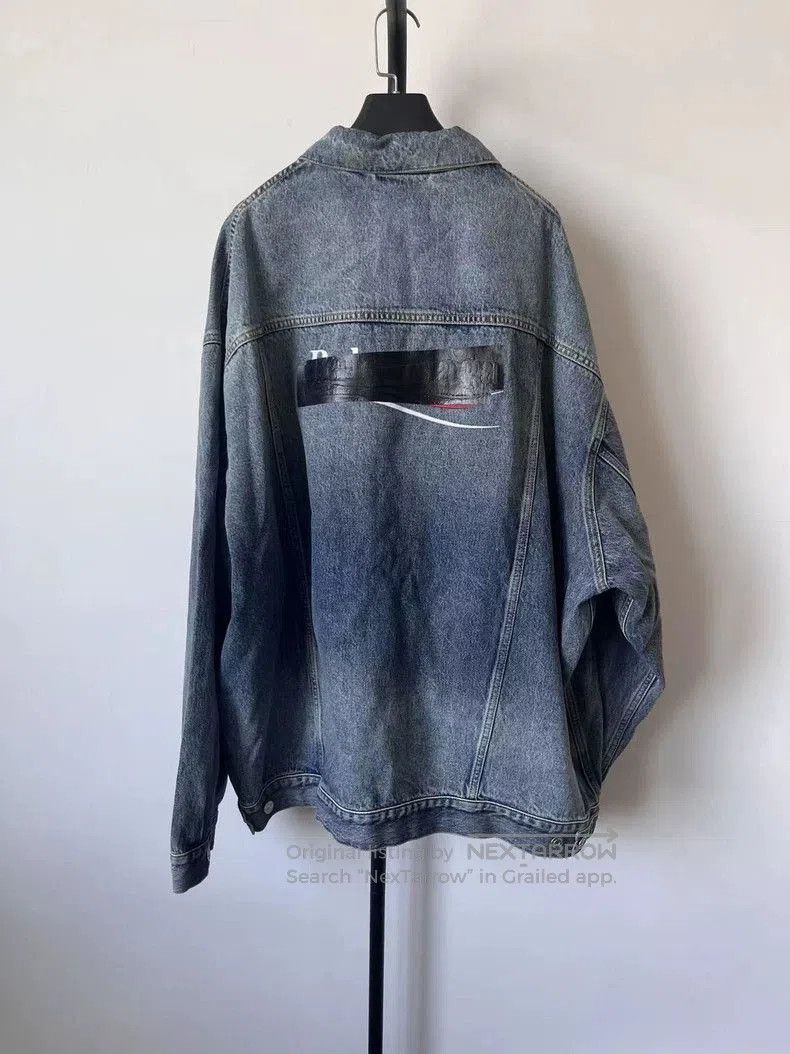 Balenciaga Balenciaga Washed Denim Jacket. Size US M / EU 48-50 / 2 - 1 Thumbnail