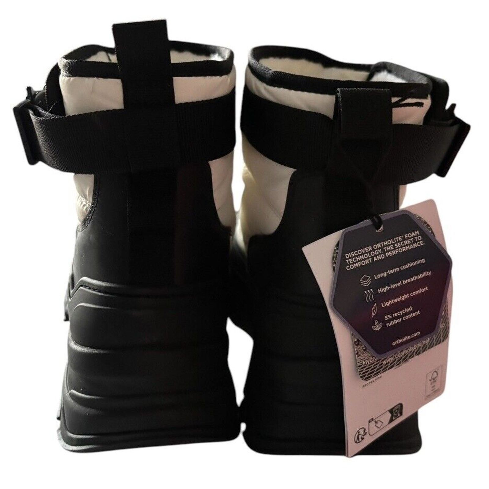 Hunter Hunter Boots Short Buckle Snow Buckle Ankle Black White Sz 8 Size US 8 / IT 38 - 4 Thumbnail
