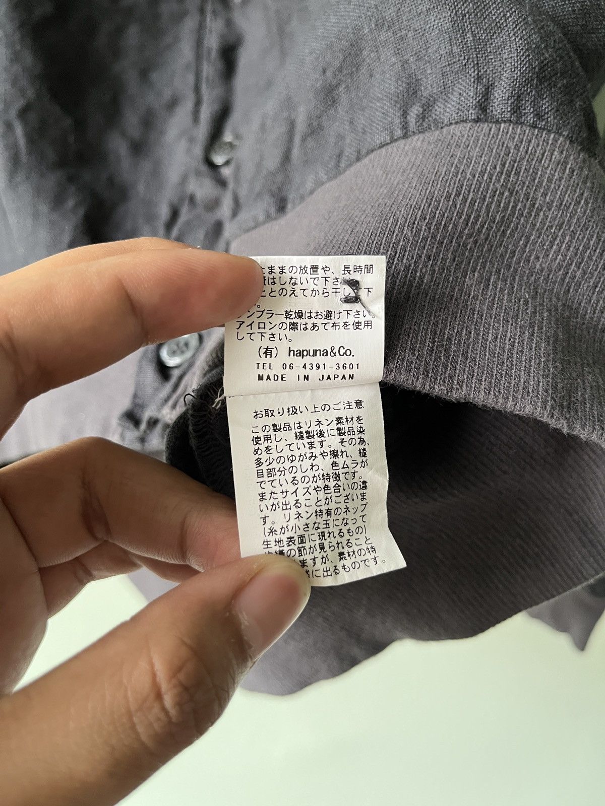 Japanese Brand Laiterie Linen Button up Size M / US 6-8 / IT 42-44 - 5 Thumbnail