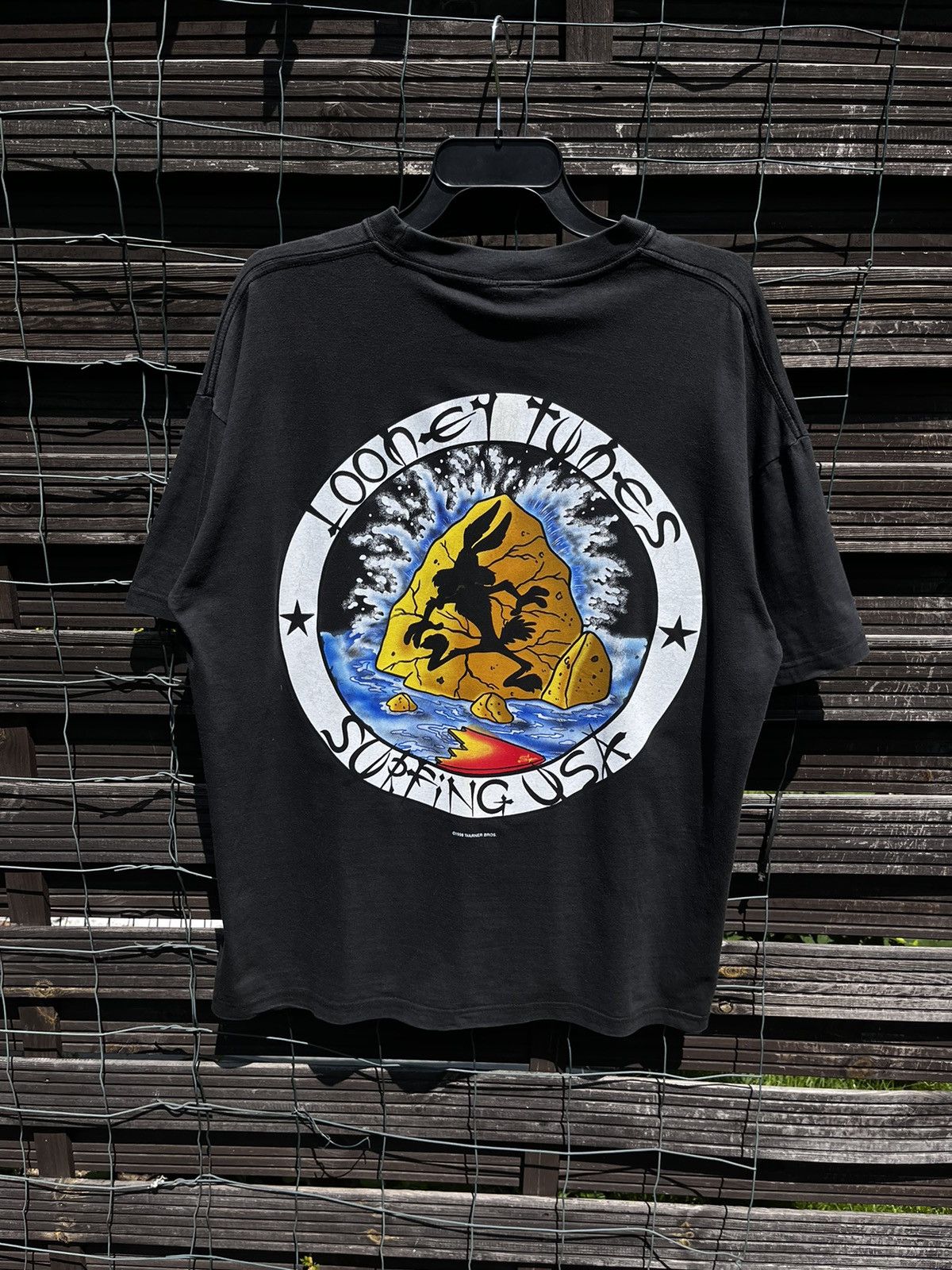 Cartoon Network × Vintage 🌊 LOONEY TUNES RETRO 1998 BIG LOGO Y2K SURF ...