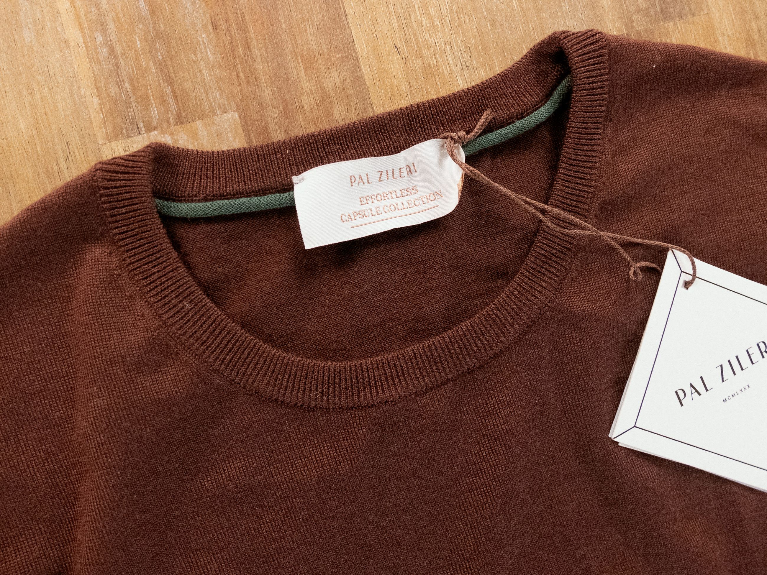 Pal Zileri PAL ZILERI brown wool crewneck sweater Size 52 IT / XL Size US XL / EU 56 / 4 - 2 Thumbnail