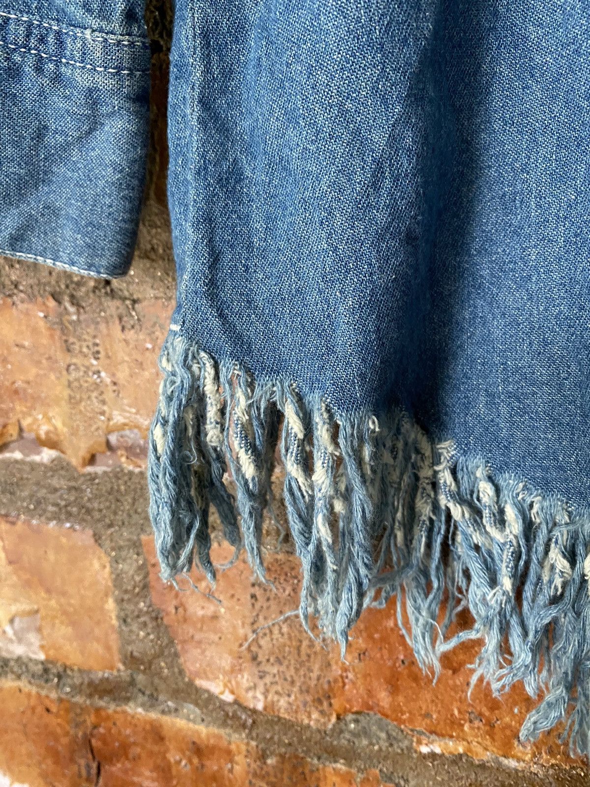 Isamu Katayama Backlash Ungrid Japan Stud stone and hem fringe Size US S / EU 44-46 / 1 - 8 Thumbnail