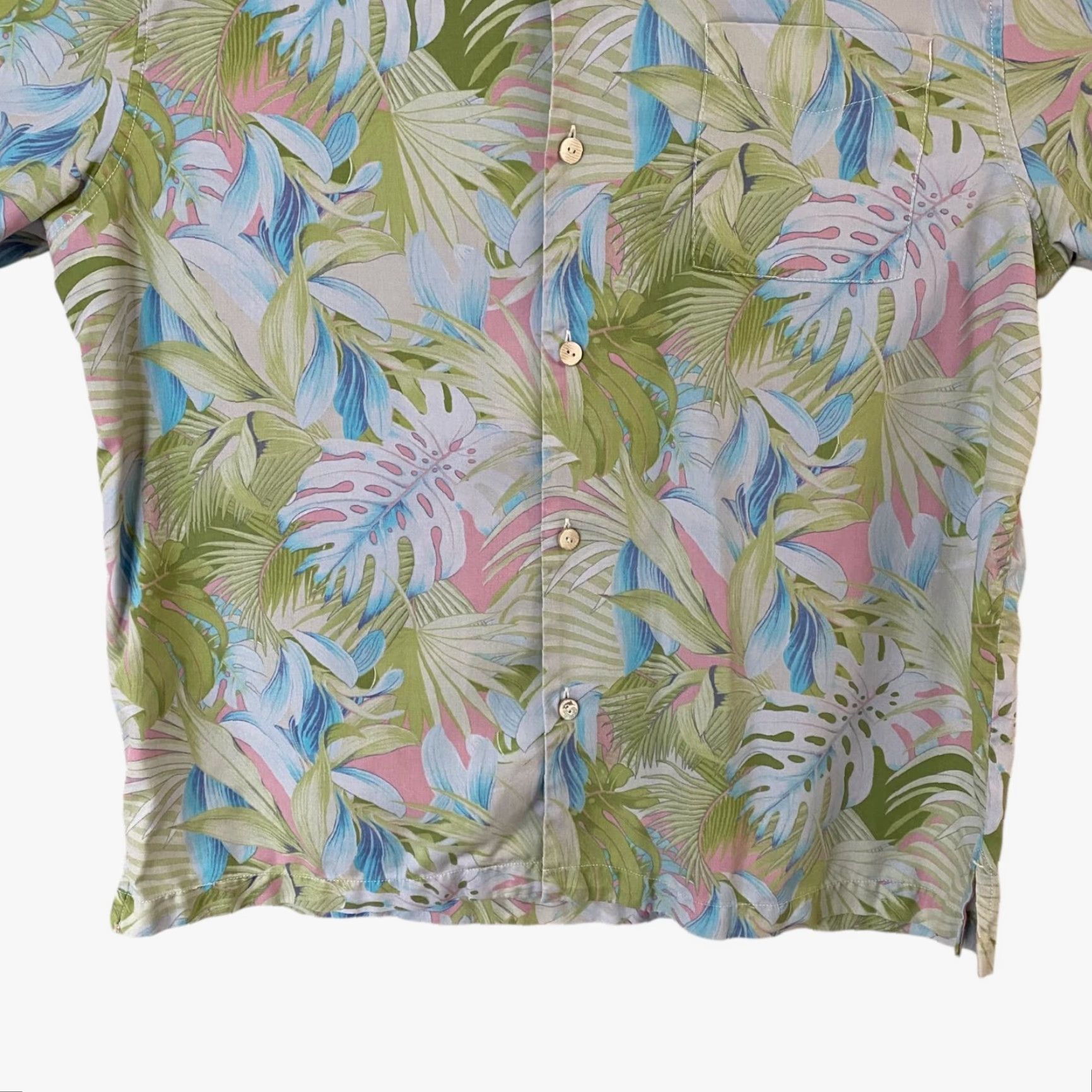 Tommy Bahama Tommy Bahama Camp Shirt XL Men's Short-Sleeve Button-Up Hawaiian Floral Tropic Silk Camp Shirt Size US XL / EU 56 / 4 - 6 Thumbnail