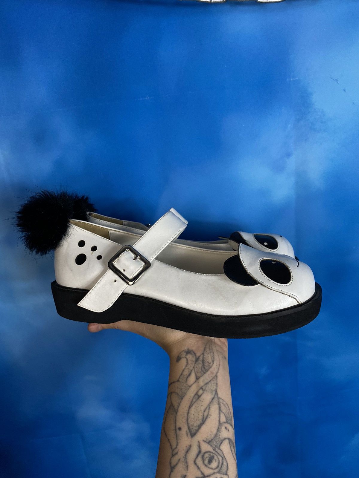Japanese Brand × Vintage RARE❗️LOLITA JAPAN PANDA SHOES Y2K ( men’s ) Size US 10.5 / EU 43-44 - 2 Thumbnail