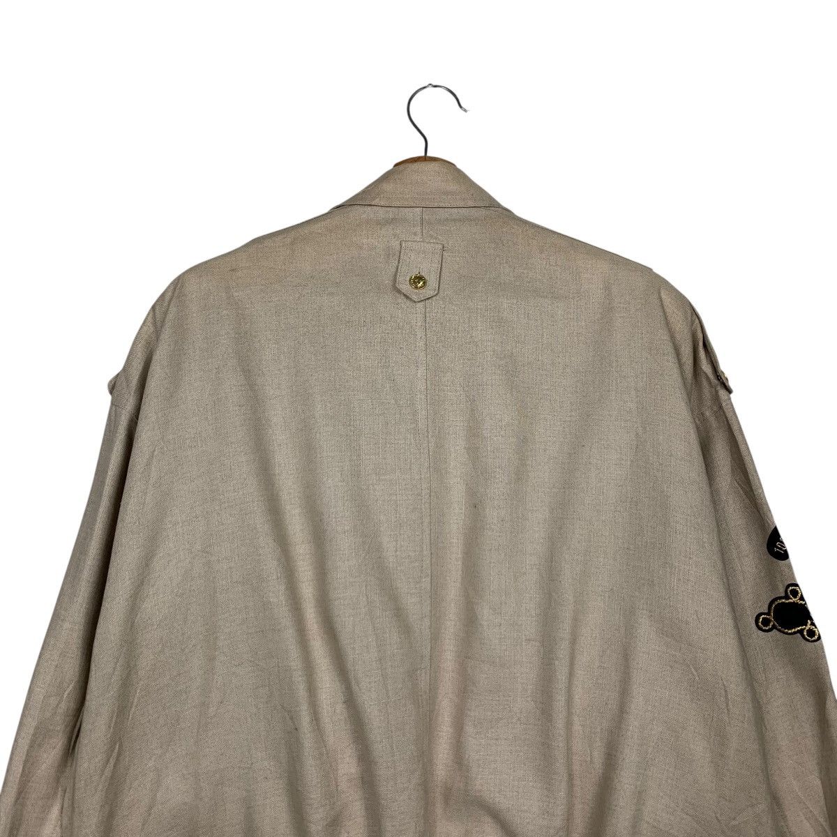 Japanese Brand VALENZA PO PARIS Double Collar Lightweight Jacket #2464-C111 Size M / US 6-8 / IT 42-44 - 8 Thumbnail