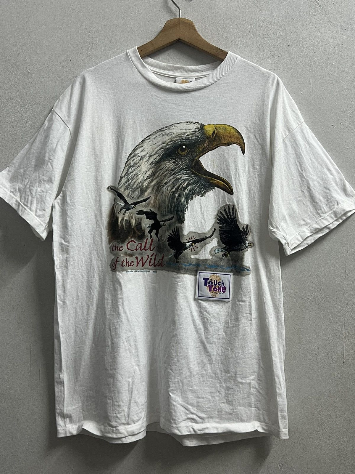 Vintage 90s vintage touch tone by Wild Oats tee eagles pic Size US XL / EU 56 / 4 - 2 Thumbnail