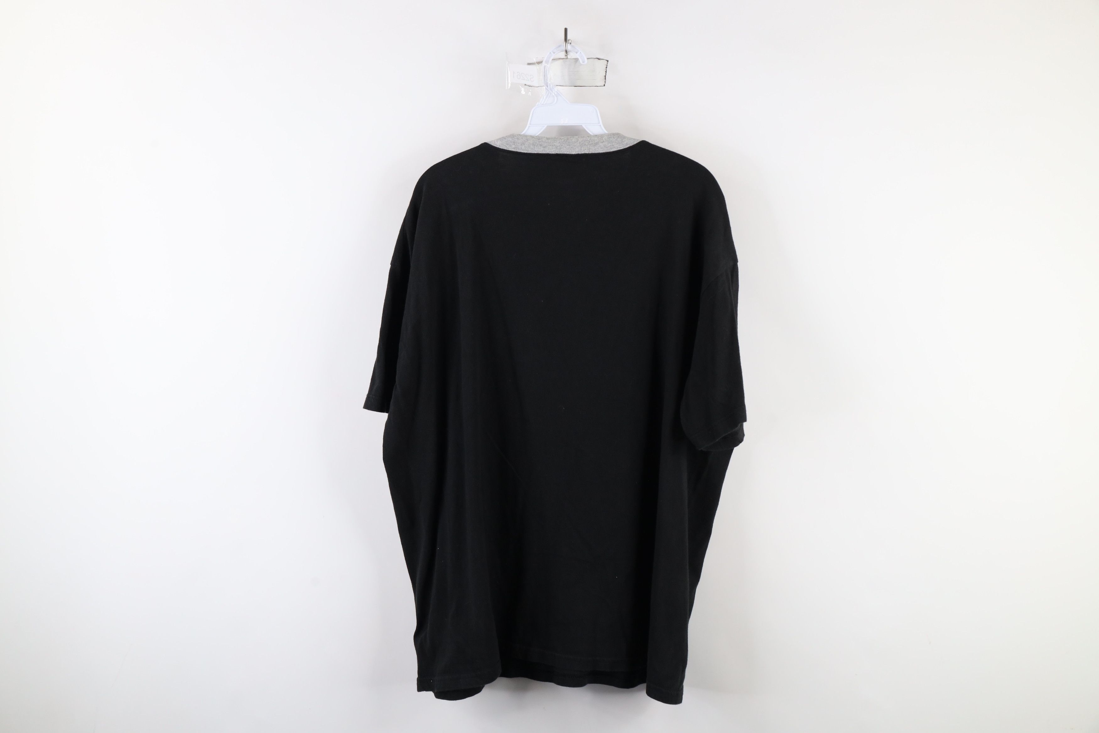 Vintage Vintage 90s Streetwear Out Lifeguard Cancun T-Shirt Black Size US XL / EU 56 / 4 - 9 Thumbnail