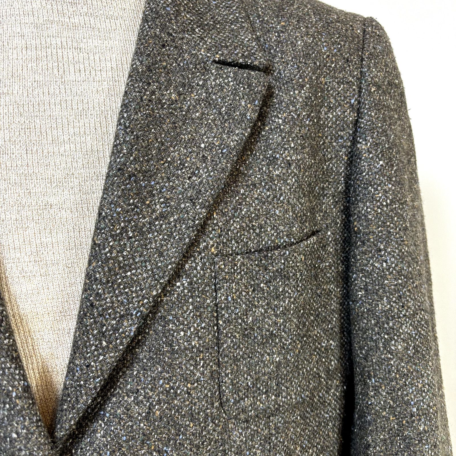 Zanella Zanella Kara Size 14 Women's Blazer Gray Wool Blend Coat Jac Size XL / US 12-14 / IT 48-50 - 3 Thumbnail