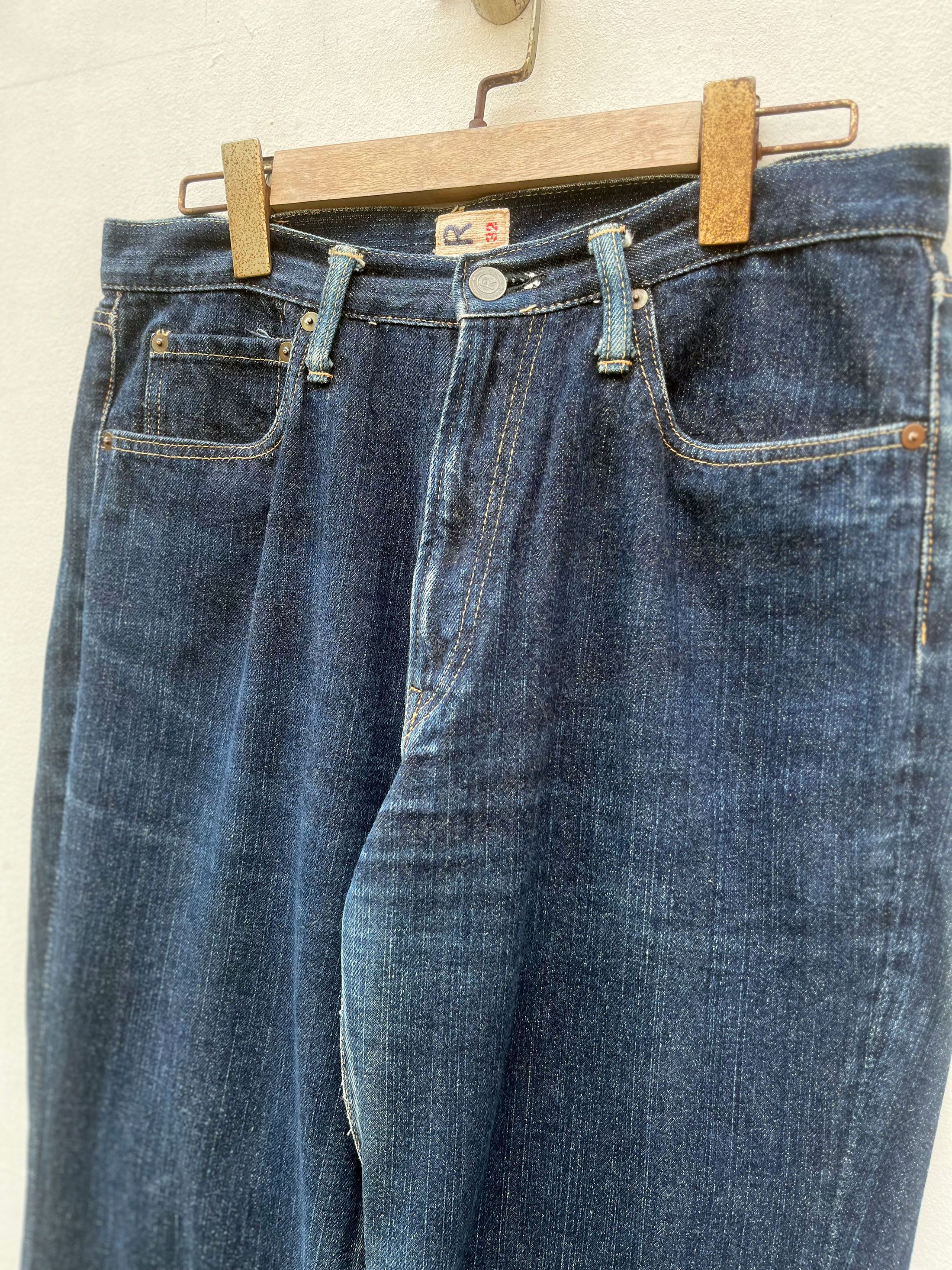 45rpm 45rpm Zipper Fly Jeans Washed Faded Amekaji American Size US 31 - 2 Thumbnail
