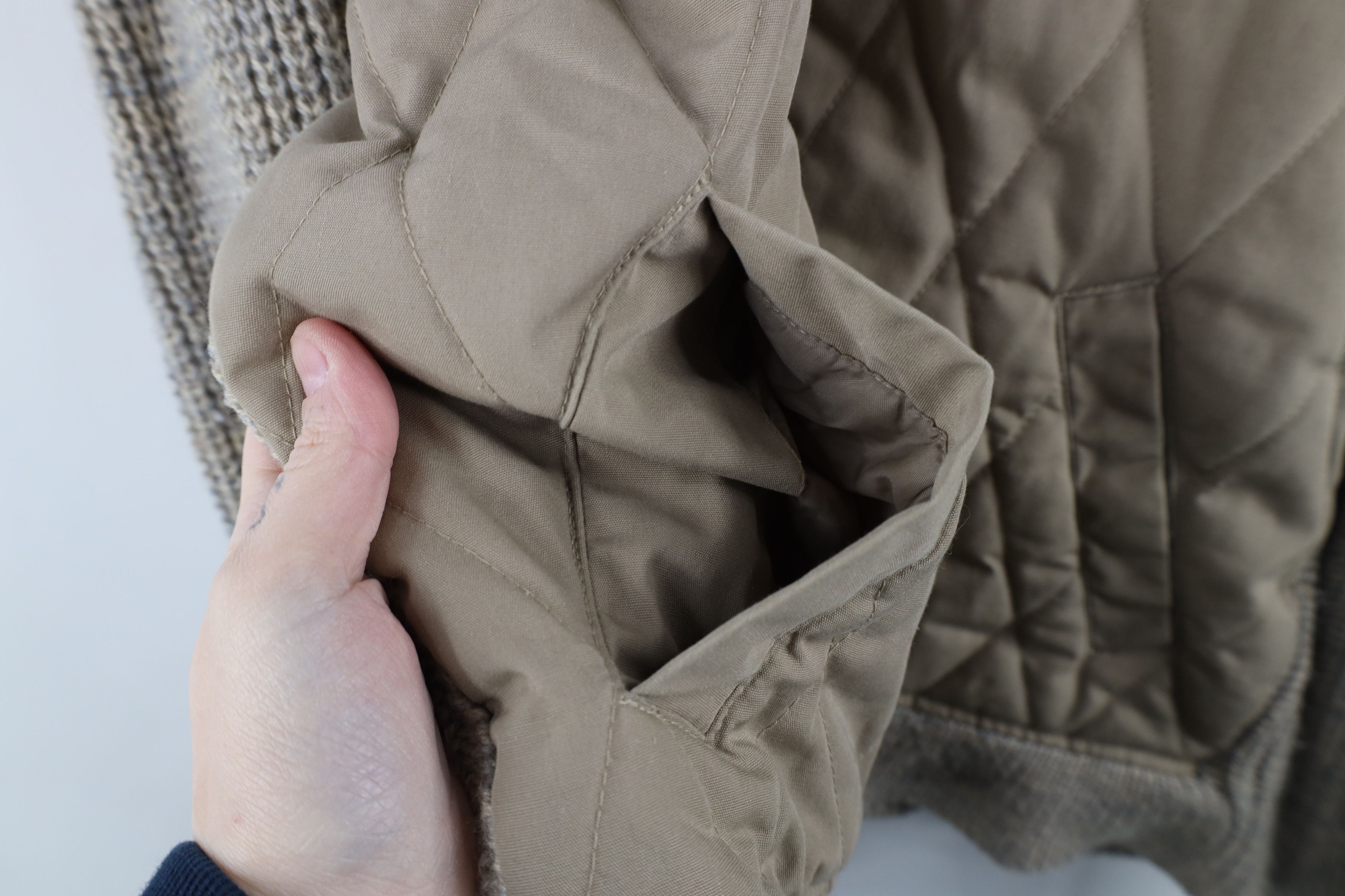 Vintage Vintage 60s 70s Streetwear Wool Ribbed Knit Sweater Jacket Size US L / EU 52-54 / 3 - 8 Thumbnail