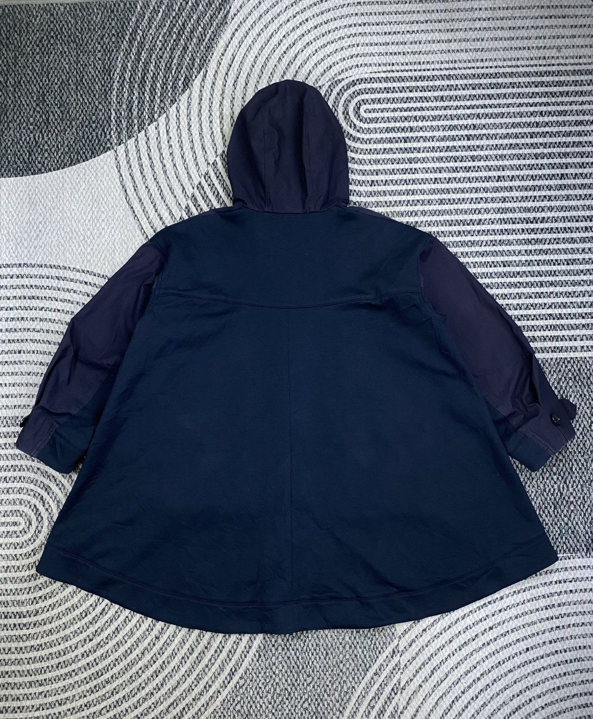 Japanese Brand Nagonstans Water Resistent Navy Color Hooded Parka Jacket Size US XL / EU 56 / 4 - 2 Thumbnail