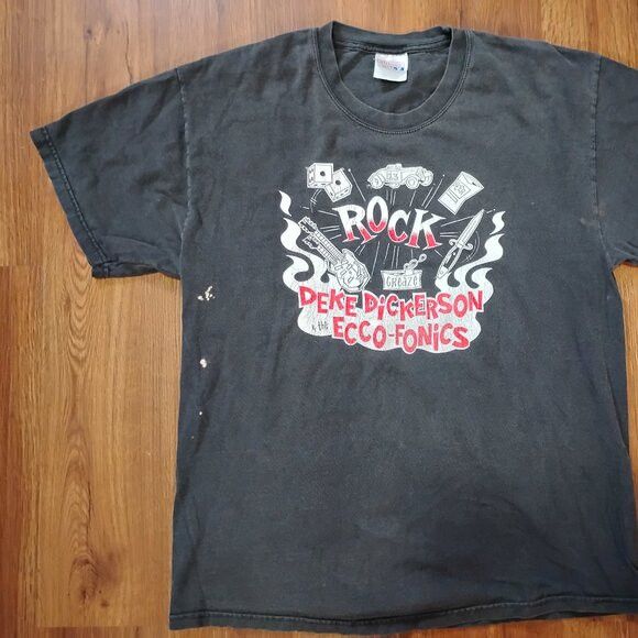 Hanes Vintage Deke Dickerson And The Ecco-Fonics T-Shirt Size US L / EU 52-54 / 3 - 2 Thumbnail
