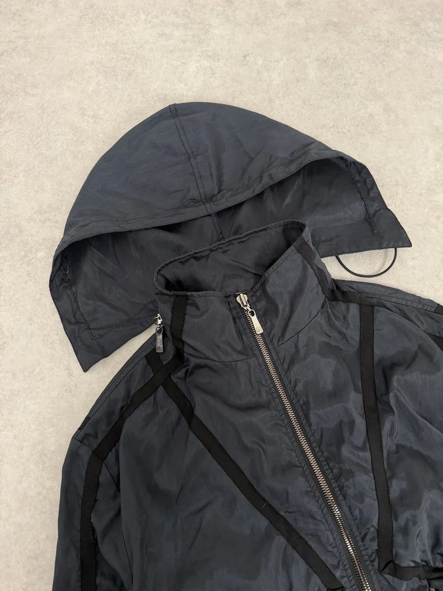 Versace 2000s Versace Bondage Black Hooded Jacket Size US L / EU 52-54 / 3 - 9 Thumbnail