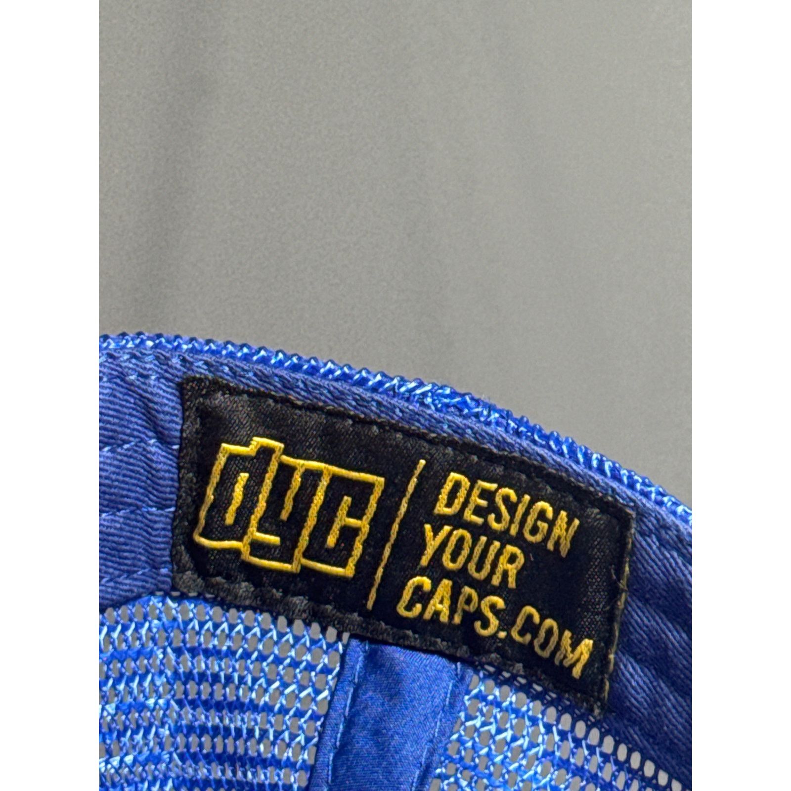 Other Vintage Style Blue/Orange Mesh Trucker Hat DYC Snapback Size ONE SIZE - 7 Thumbnail