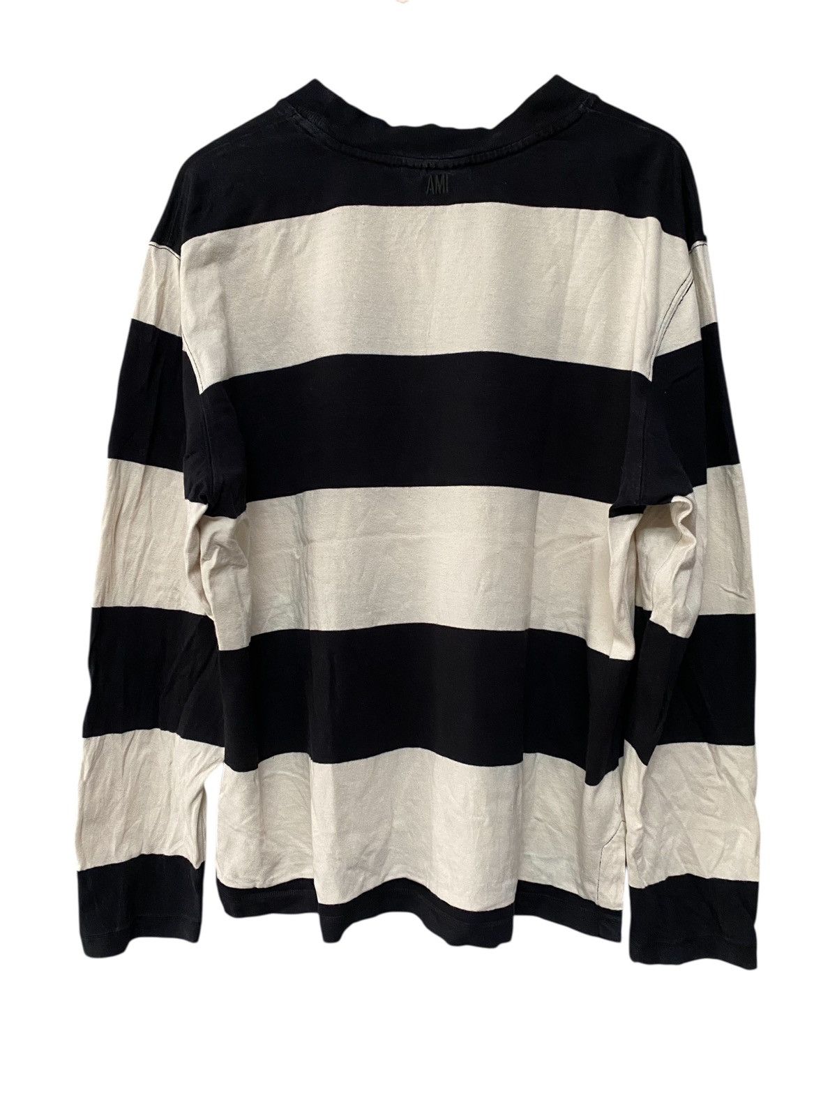 AMI Ami alexandre mattiussi stripe longslevve tshirt Size US L / EU 52-54 / 3 - 2 Thumbnail