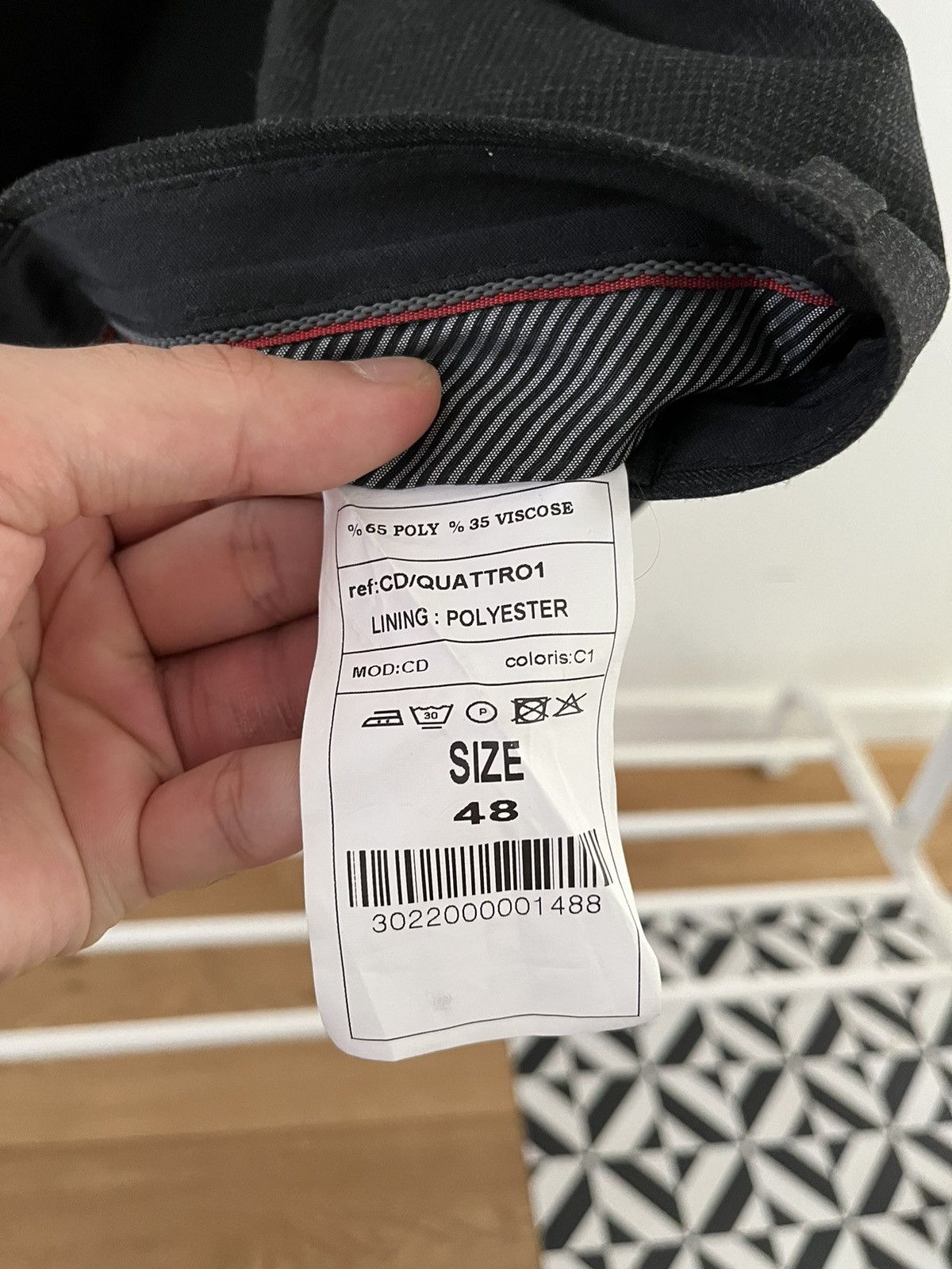Other Black suit worn once Size 48R - 7 Thumbnail