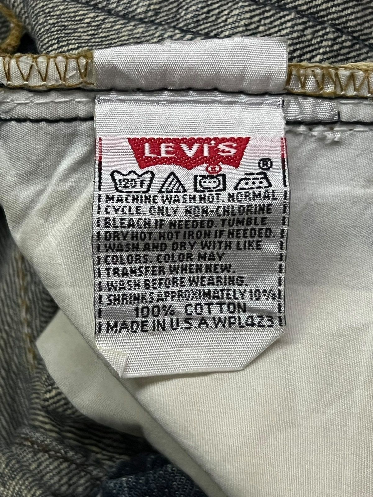 Levi's Vintage Clothing Vintage 90s “Levi’s 501XX Made in USA Vintage Reissue” Size US 31 - 18 Thumbnail
