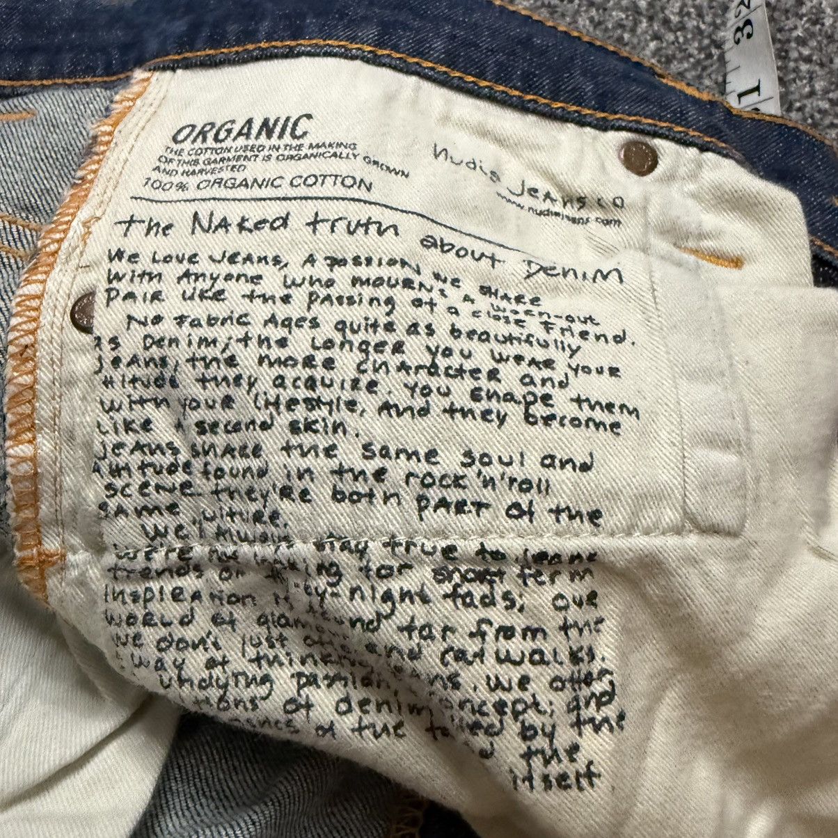 Japanese Brand 🔥🔥🇯🇵 Nudie Organic Dusk Indigo Seditionaries Jeans Size US 30 / EU 46 - 14 Thumbnail
