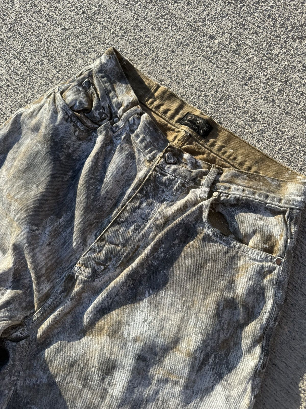 Eternal Eternal Love World Painted Baggy Denim Size US 32 / EU 48 - 3 Thumbnail